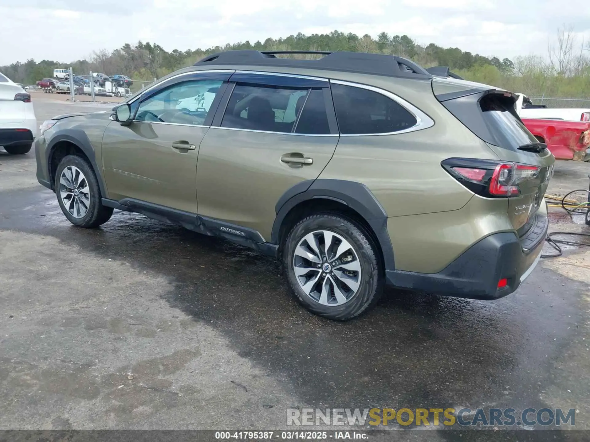3 fotografías del automóvil dañado 4S4BTANC1R3100902 SUBARU OUTBACK 2024