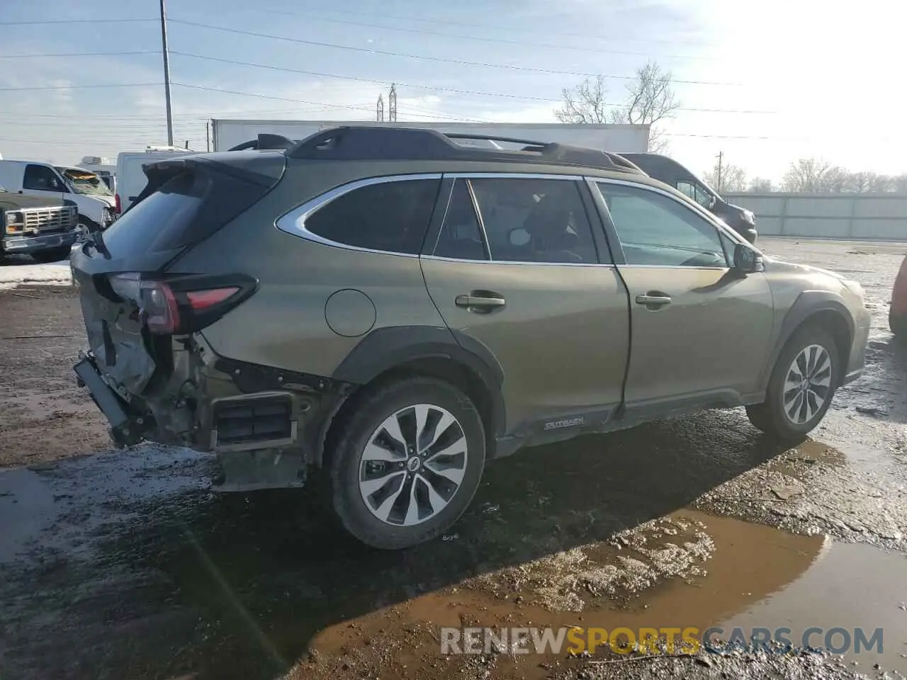 3 fotografías del automóvil dañado 4S4BTANC2R3124934 SUBARU OUTBACK 2024