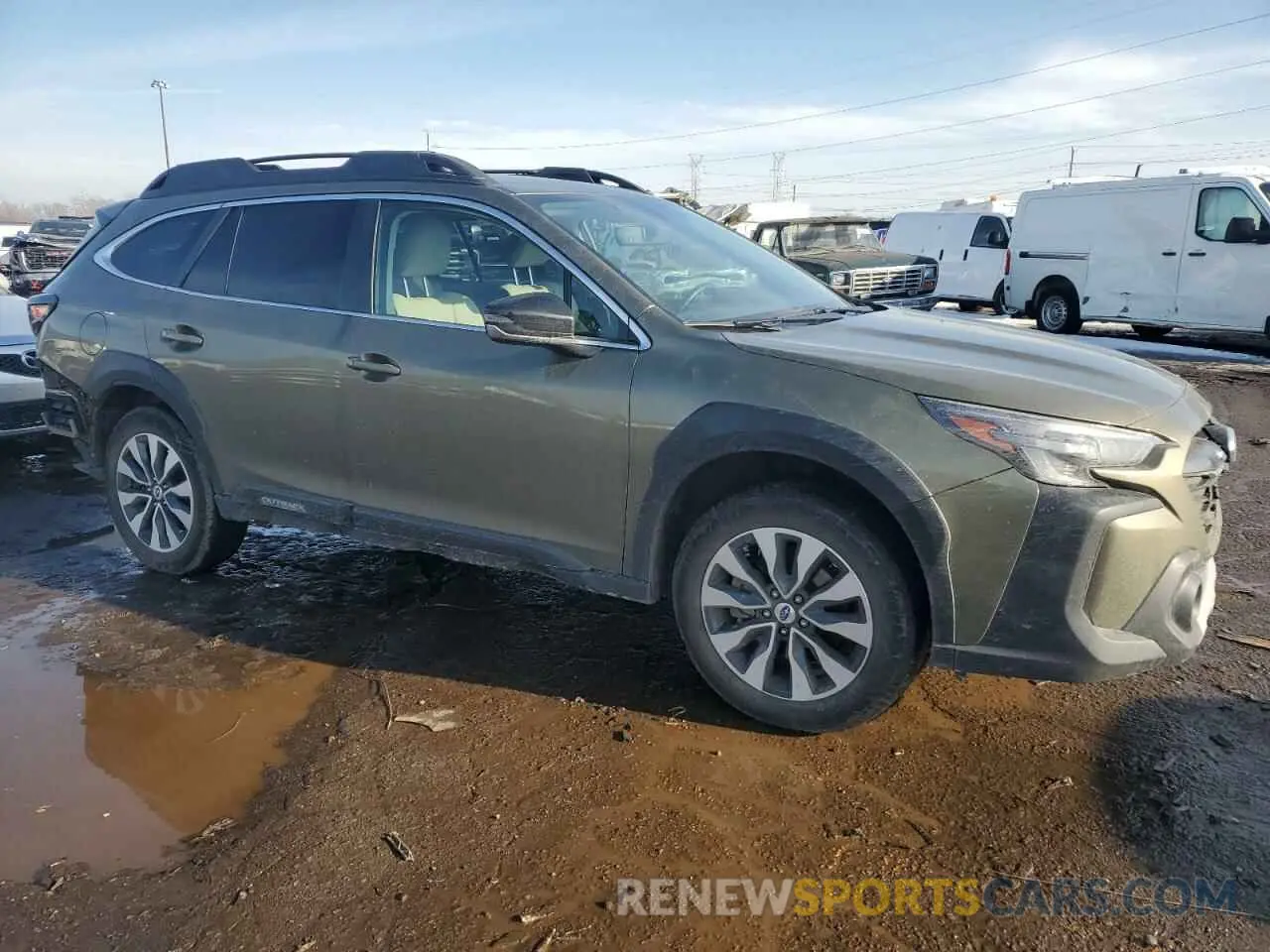 4 fotografías del automóvil dañado 4S4BTANC2R3124934 SUBARU OUTBACK 2024
