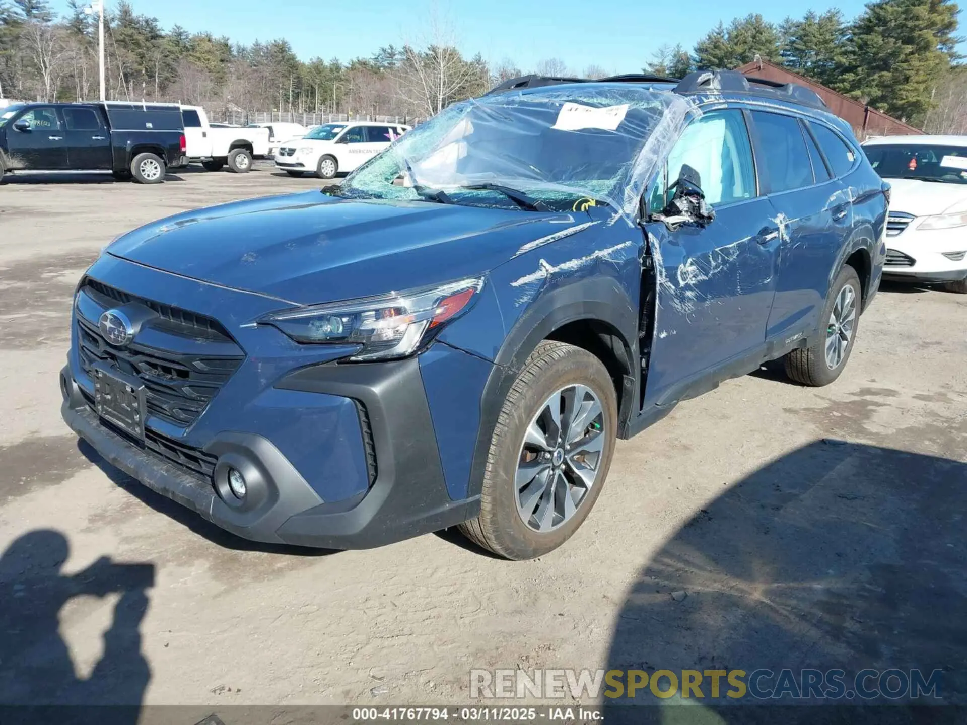 2 fotografías del automóvil dañado 4S4BTANC2R3253725 SUBARU OUTBACK 2024