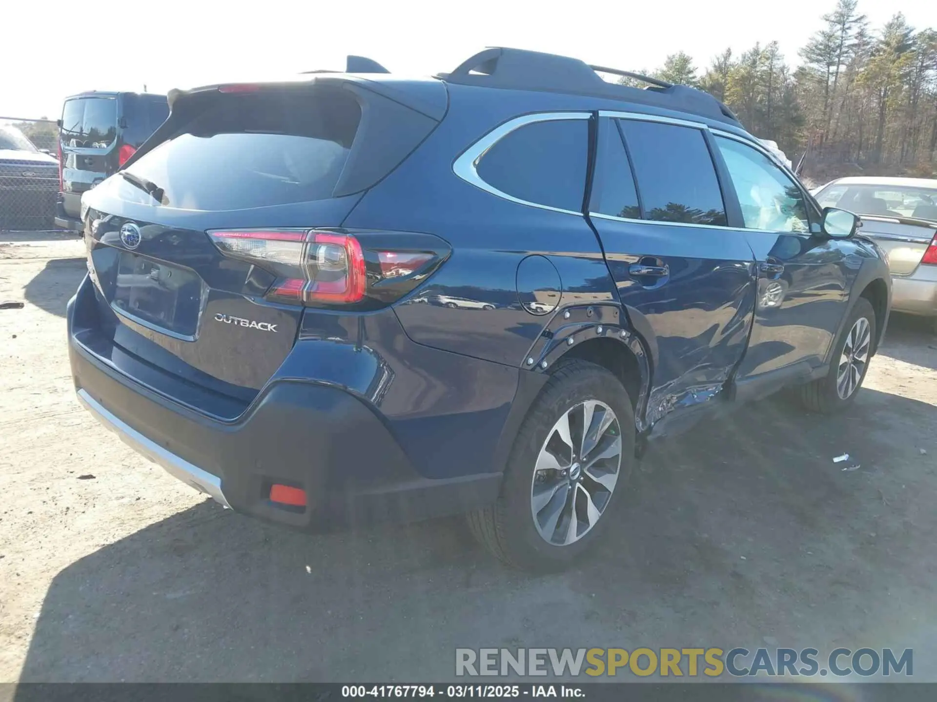 4 fotografías del automóvil dañado 4S4BTANC2R3253725 SUBARU OUTBACK 2024