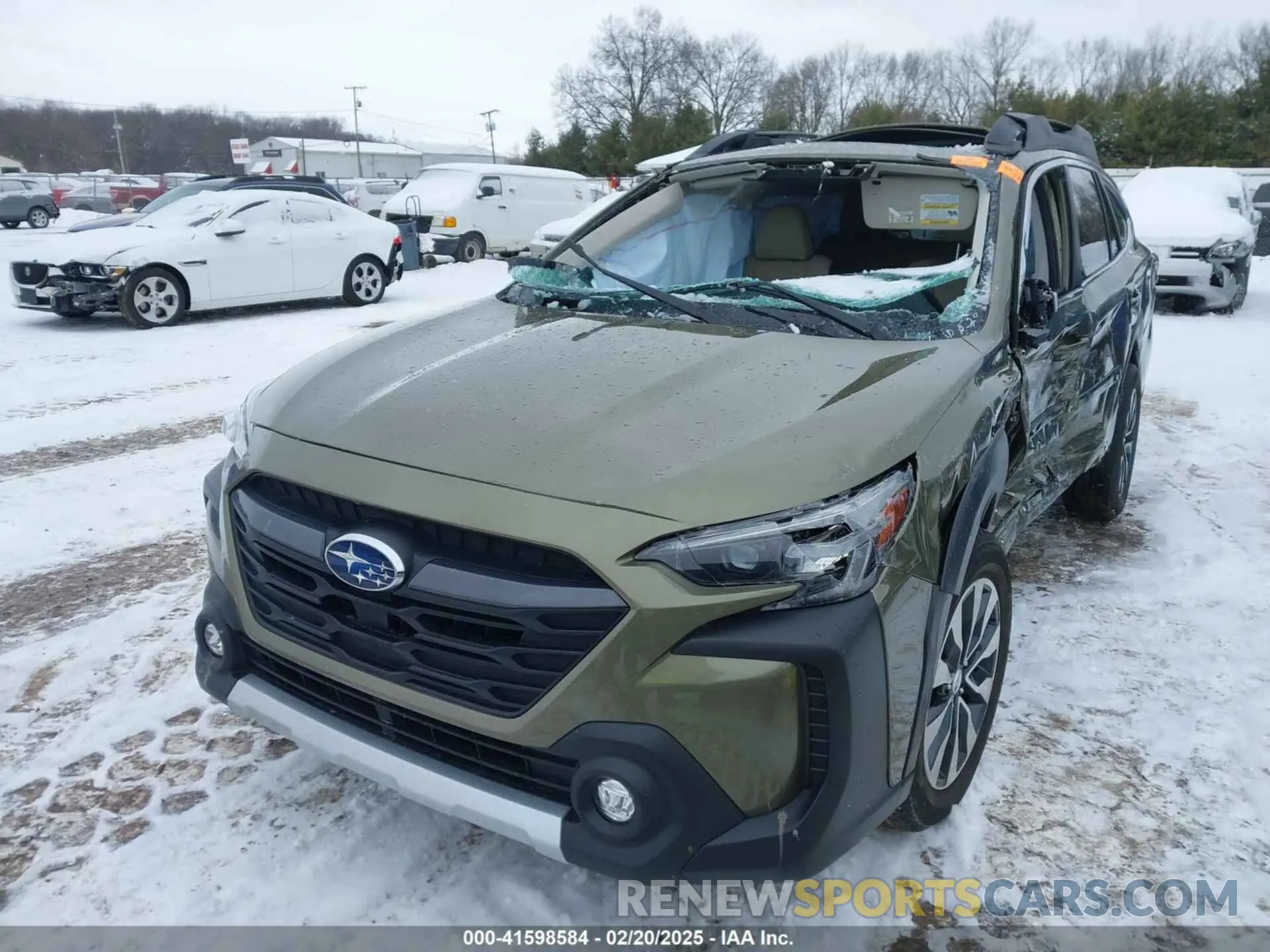 2 fotografías del automóvil dañado 4S4BTANC3R3146408 SUBARU OUTBACK 2024