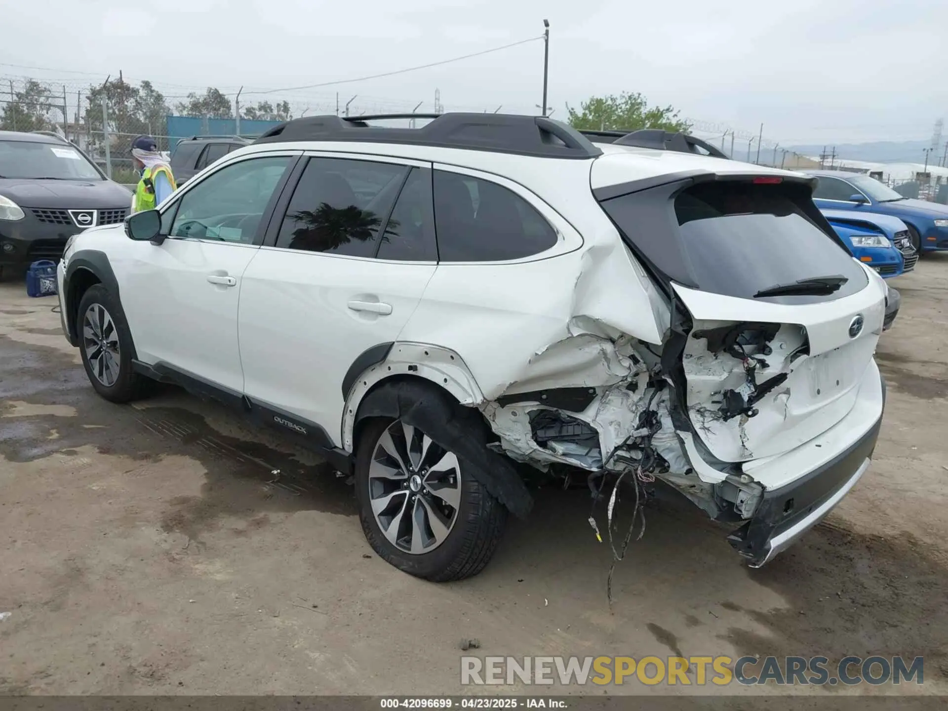 3 fotografías del automóvil dañado 4S4BTANC3R3183376 SUBARU OUTBACK 2024