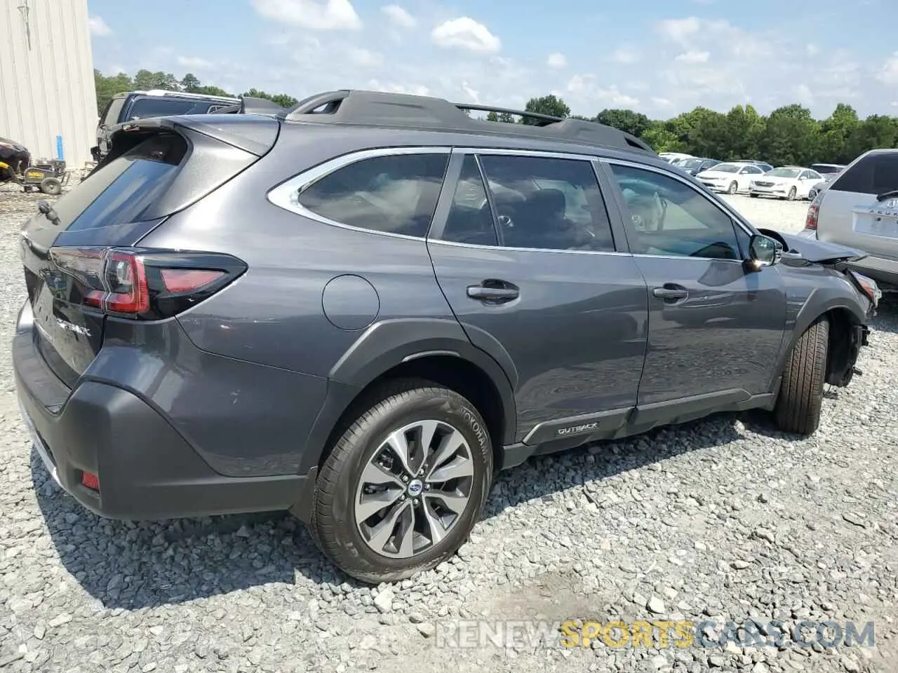 3 fotografías del automóvil dañado 4S4BTANC4R3194581 SUBARU OUTBACK 2024
