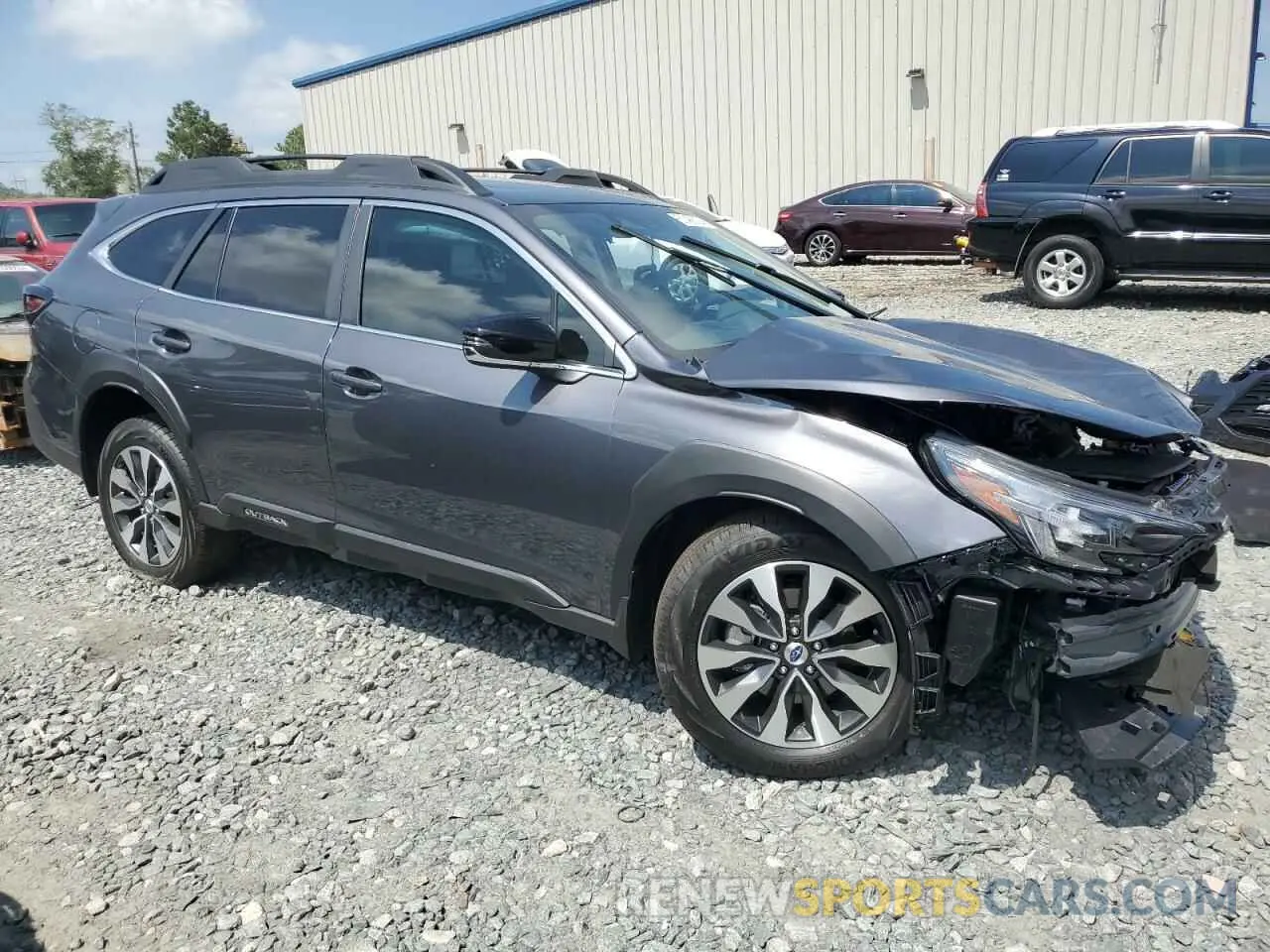 4 fotografías del automóvil dañado 4S4BTANC4R3194581 SUBARU OUTBACK 2024