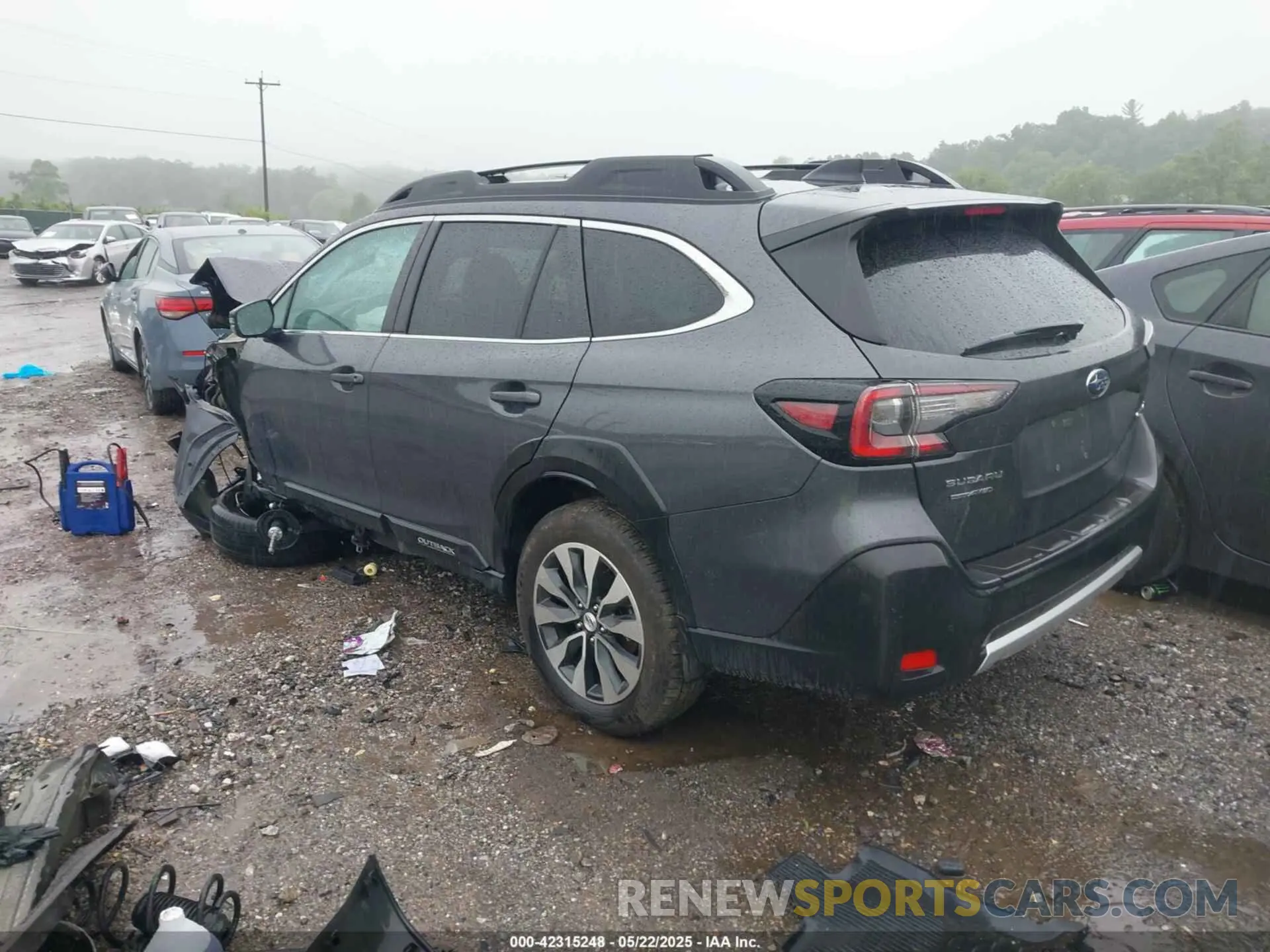 3 fotografías del automóvil dañado 4S4BTANC5R3142618 SUBARU OUTBACK 2024