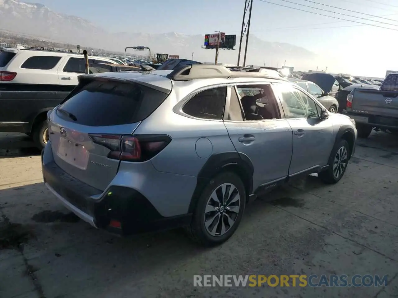 3 fotografías del automóvil dañado 4S4BTANC6R3105416 SUBARU OUTBACK 2024