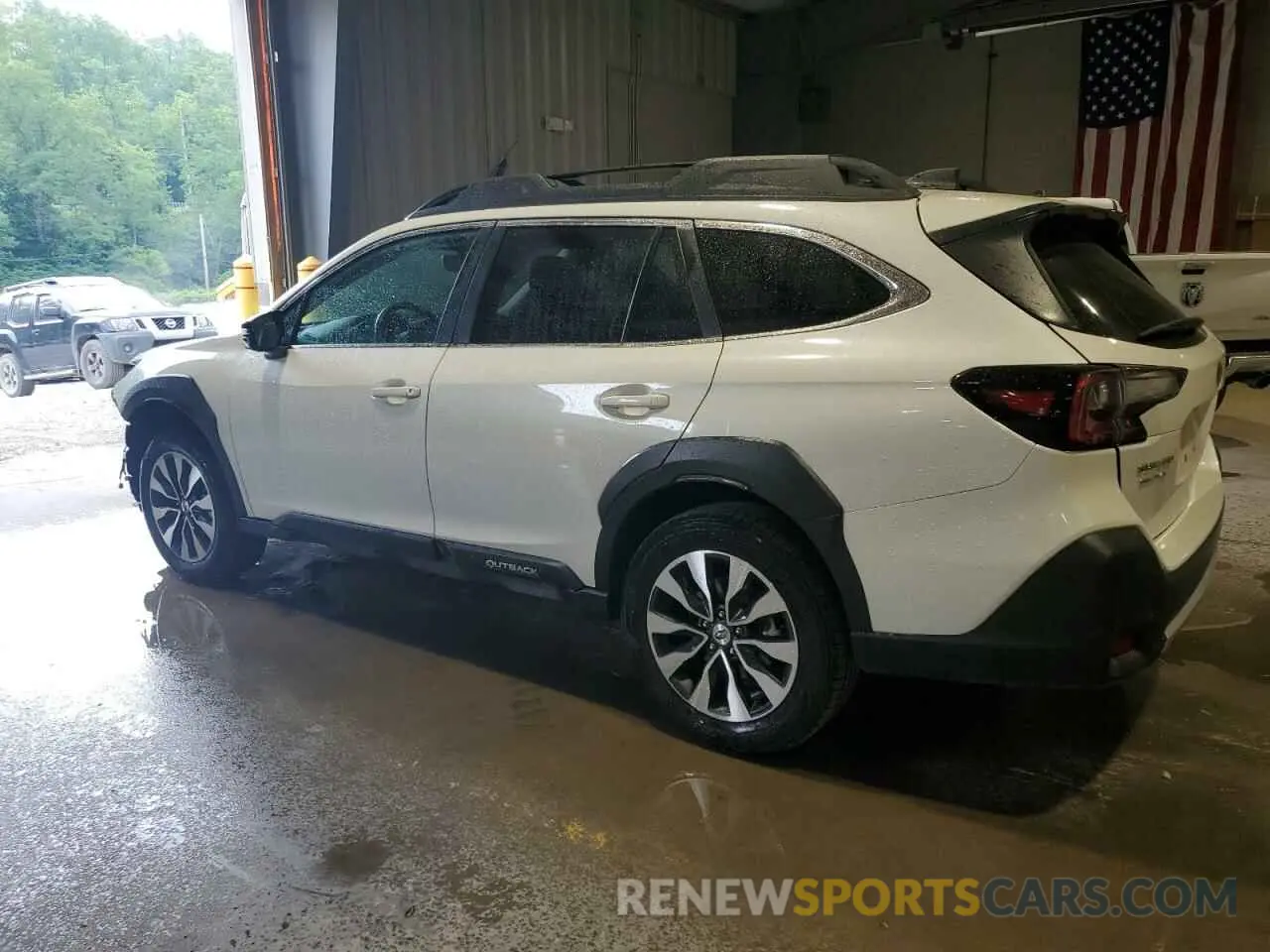 2 fotografías del automóvil dañado 4S4BTANC6R3300075 SUBARU OUTBACK 2024