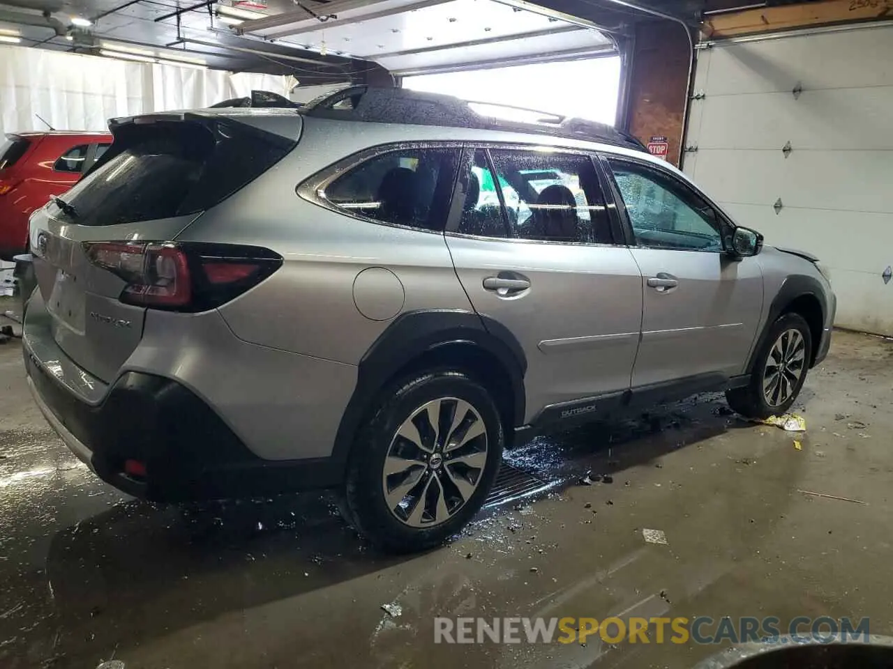 3 fotografías del automóvil dañado 4S4BTANC7R3246897 SUBARU OUTBACK 2024