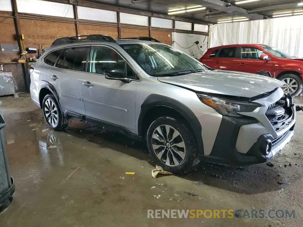 4 fotografías del automóvil dañado 4S4BTANC7R3246897 SUBARU OUTBACK 2024