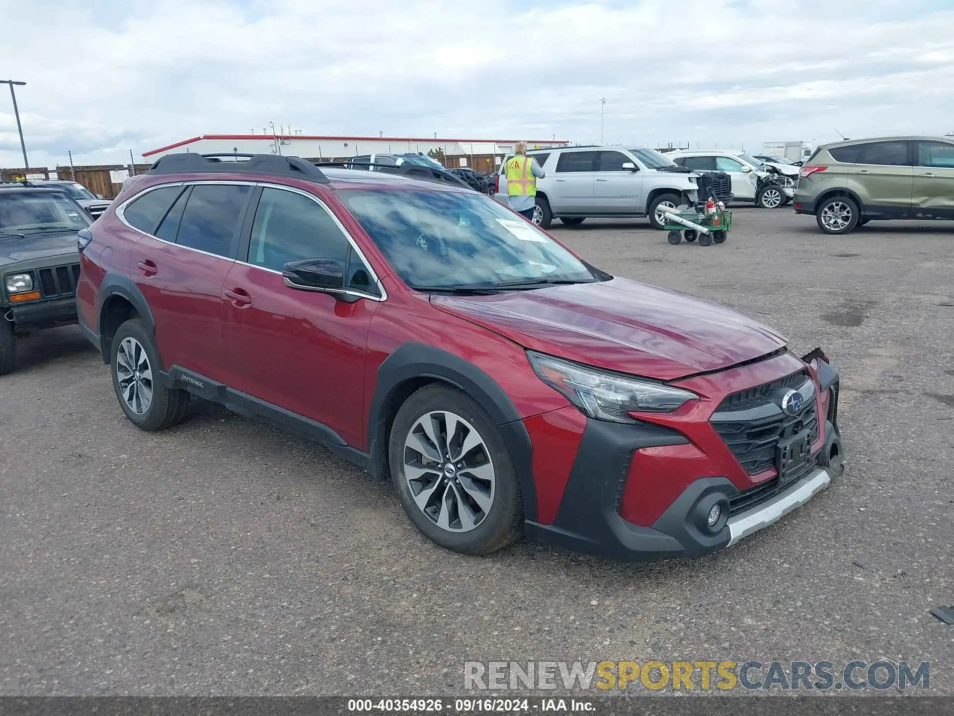 1 fotografías del automóvil dañado 4S4BTANC8R3111136 SUBARU OUTBACK 2024