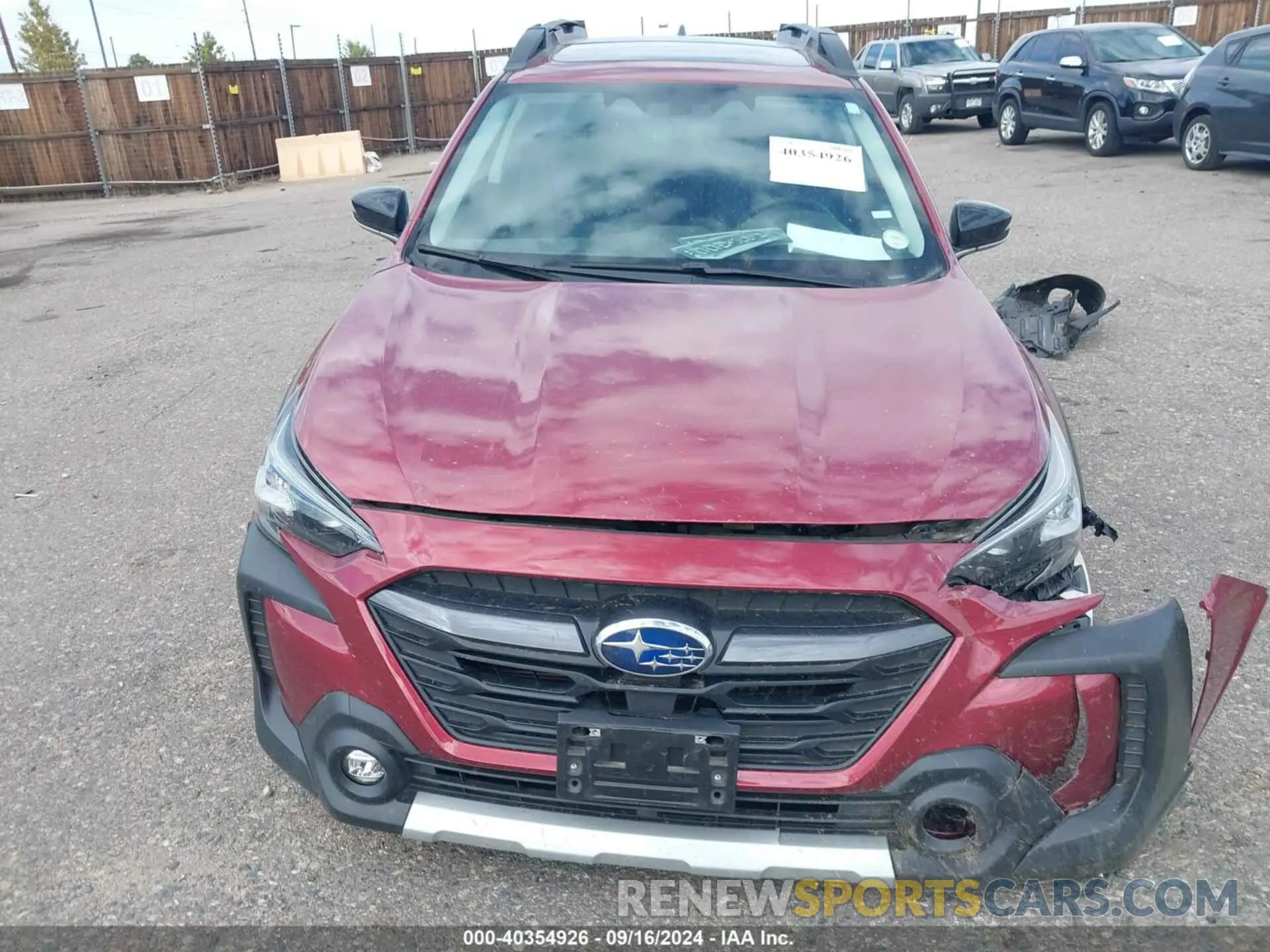 13 fotografías del automóvil dañado 4S4BTANC8R3111136 SUBARU OUTBACK 2024