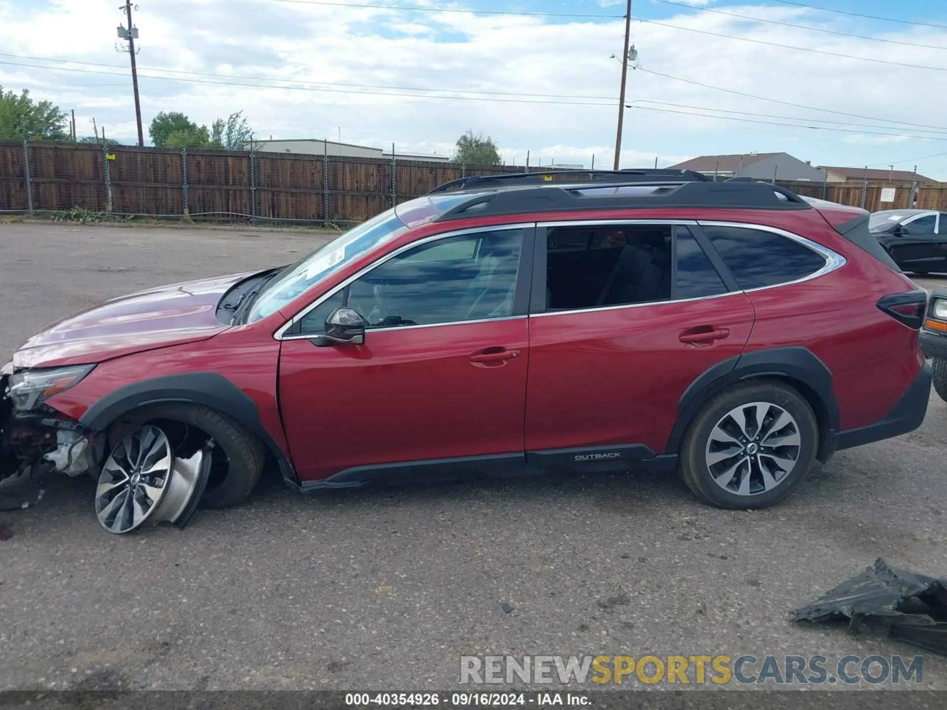 15 fotografías del automóvil dañado 4S4BTANC8R3111136 SUBARU OUTBACK 2024