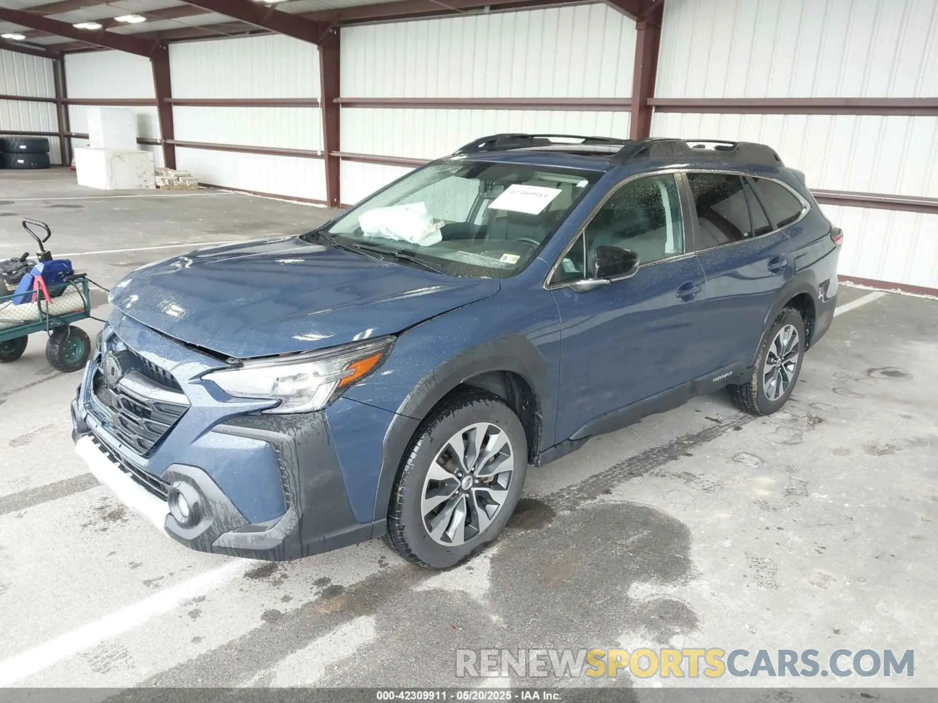 2 fotografías del automóvil dañado 4S4BTANCXR3138936 SUBARU OUTBACK 2024
