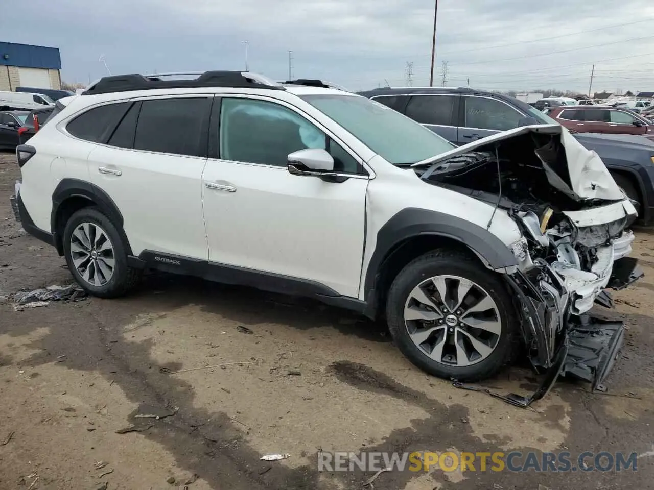 4 fotografías del automóvil dañado 4S4BTAPC3R3183567 SUBARU OUTBACK 2024