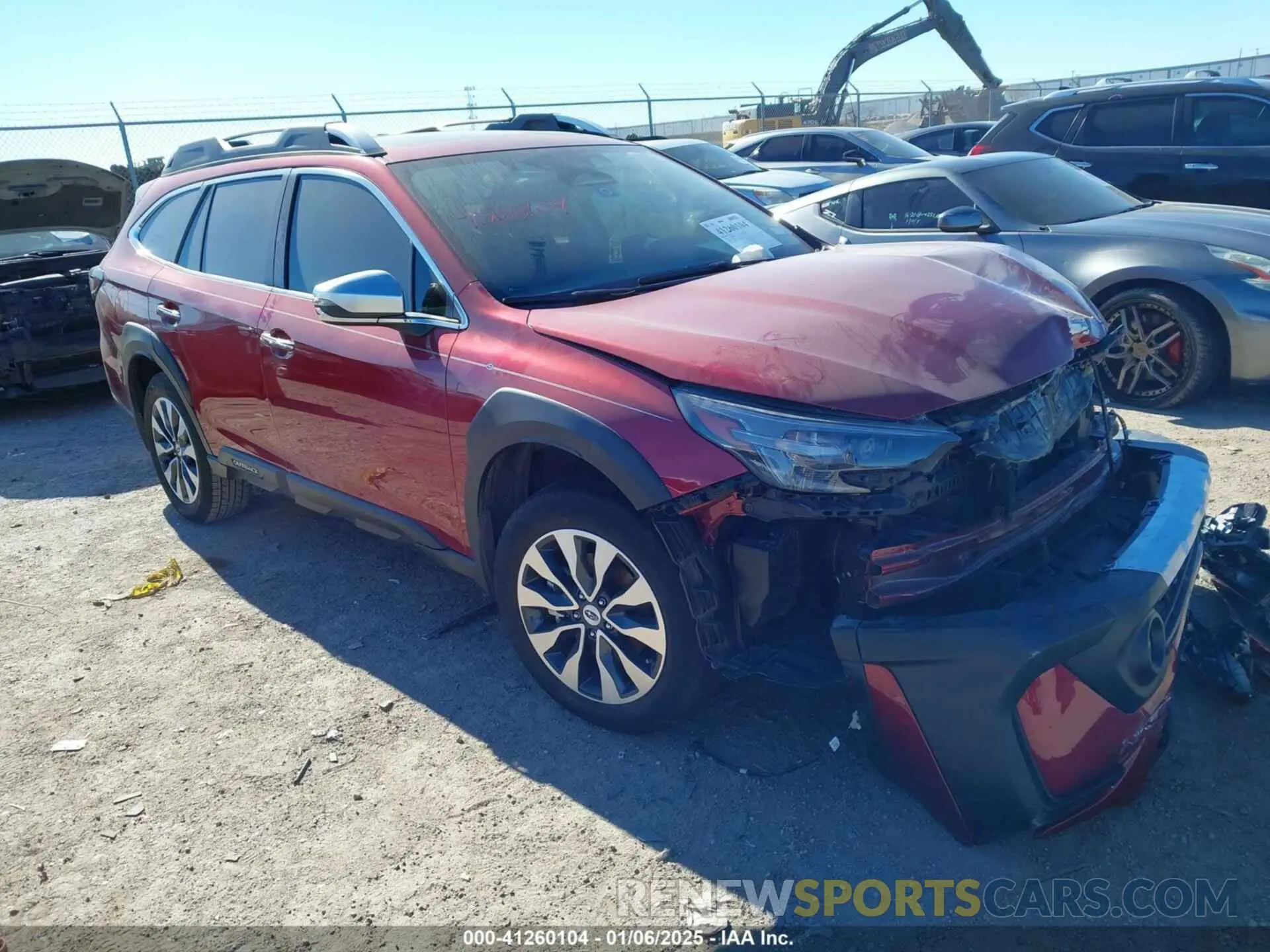 1 fotografías del automóvil dañado 4S4BTAPC5R3175938 SUBARU OUTBACK 2024