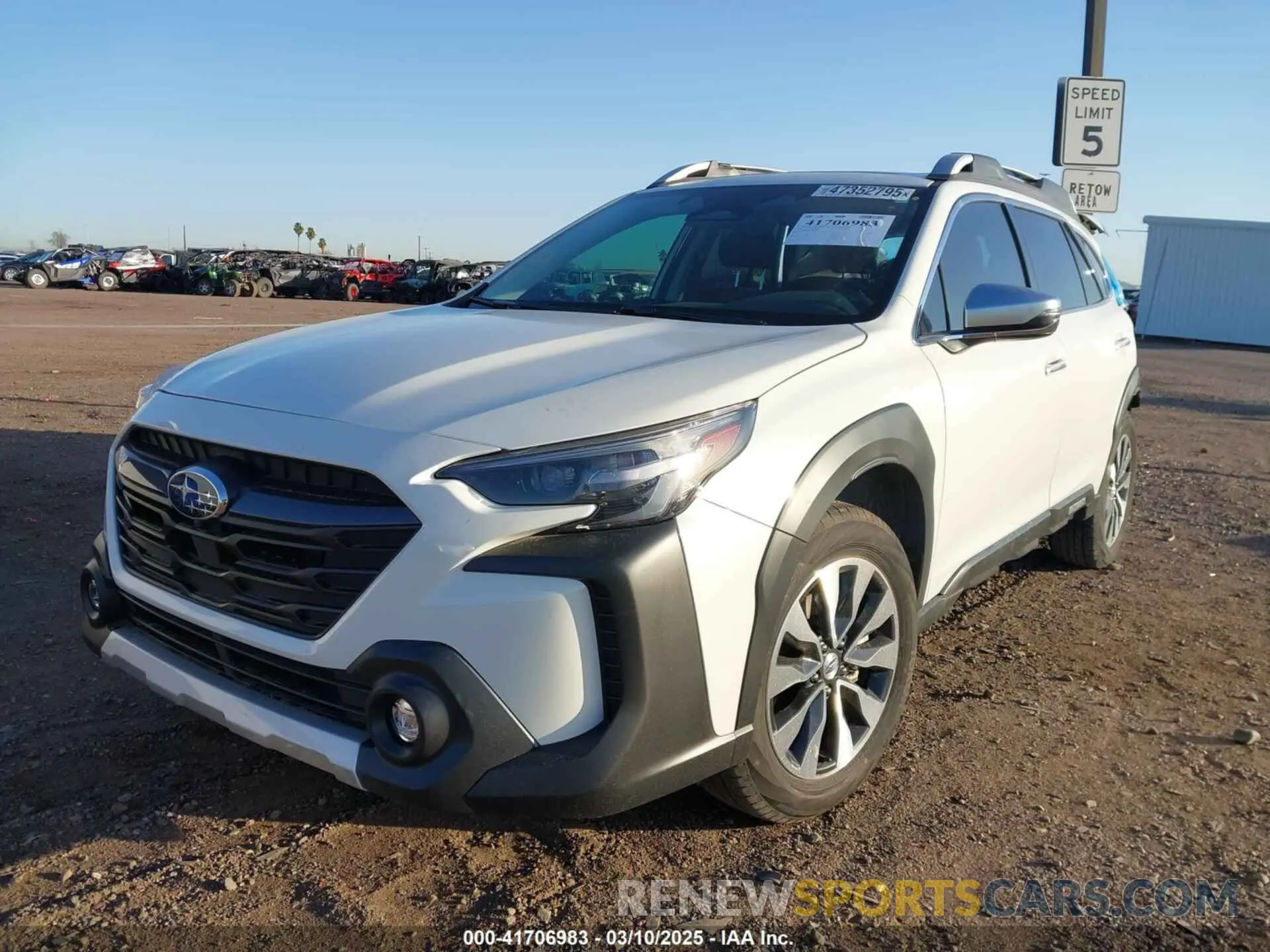 2 fotografías del automóvil dañado 4S4BTAPC5R3196806 SUBARU OUTBACK 2024