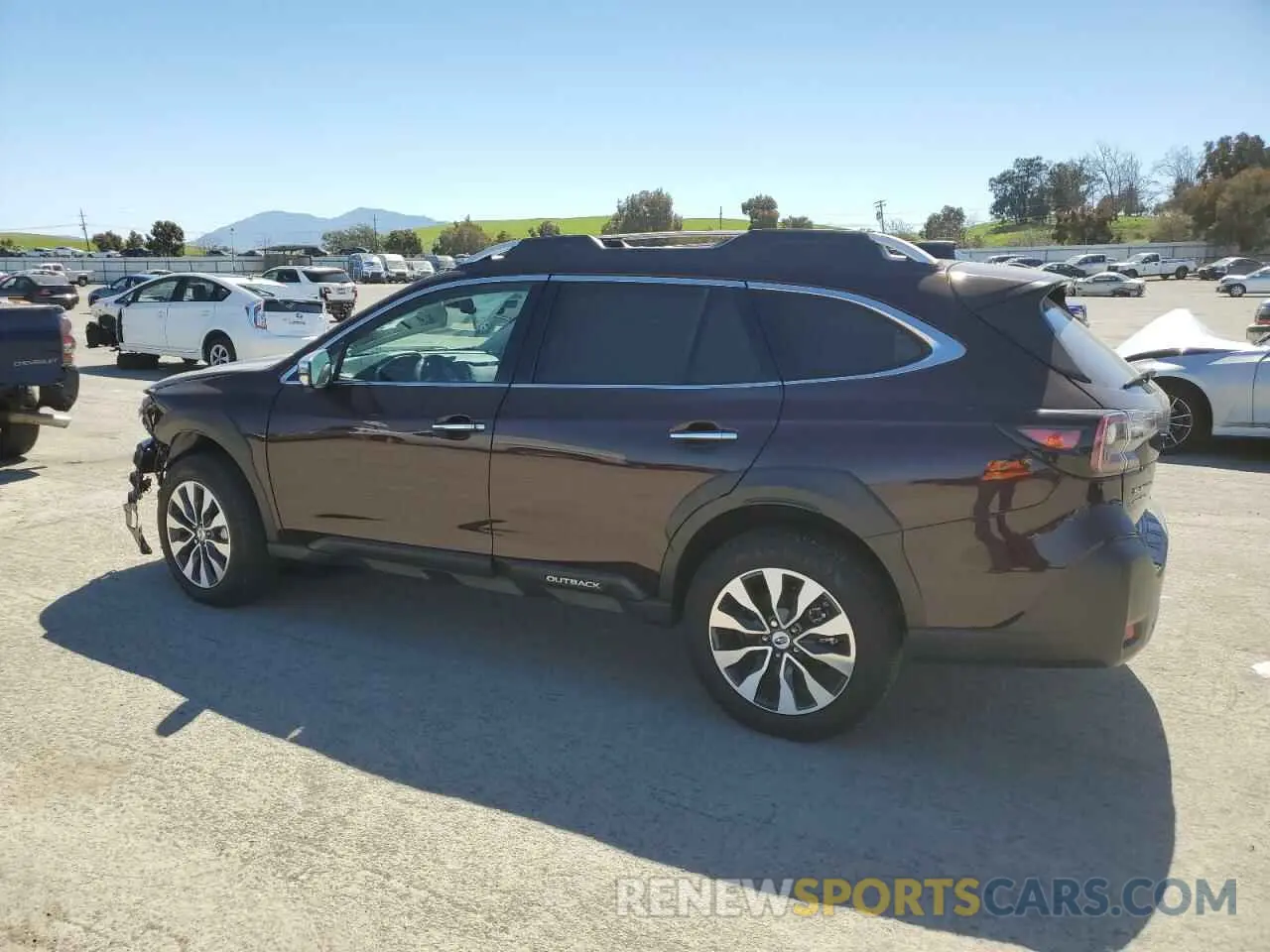 2 fotografías del automóvil dañado 4S4BTAPC6R3175236 SUBARU OUTBACK 2024