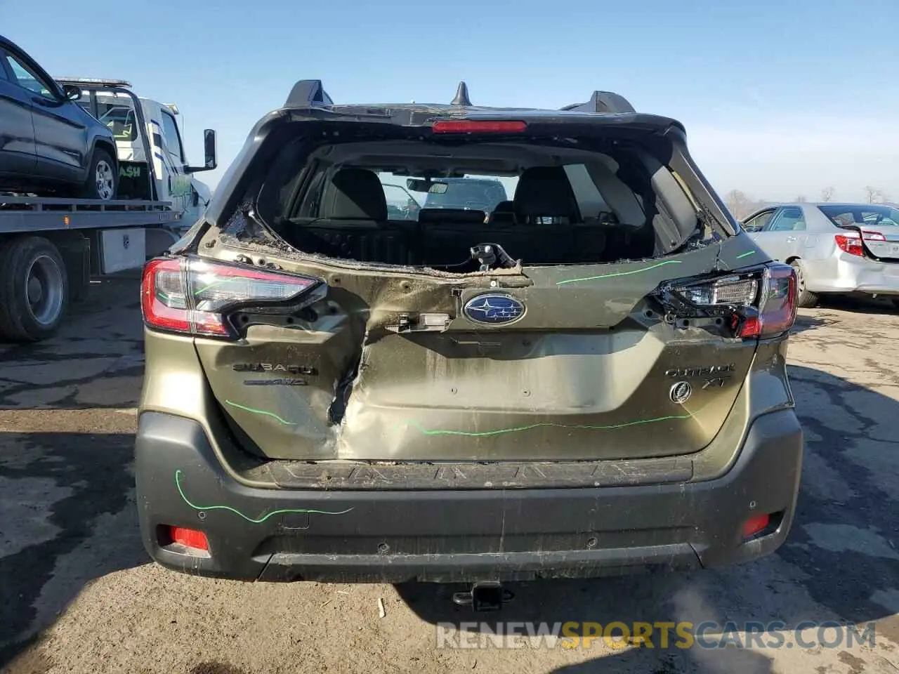 6 fotografías del automóvil dañado 4S4BTGLD2R3237863 SUBARU OUTBACK 2024
