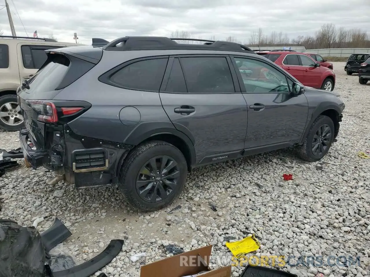 3 fotografías del automóvil dañado 4S4BTGLD7R3260586 SUBARU OUTBACK 2024