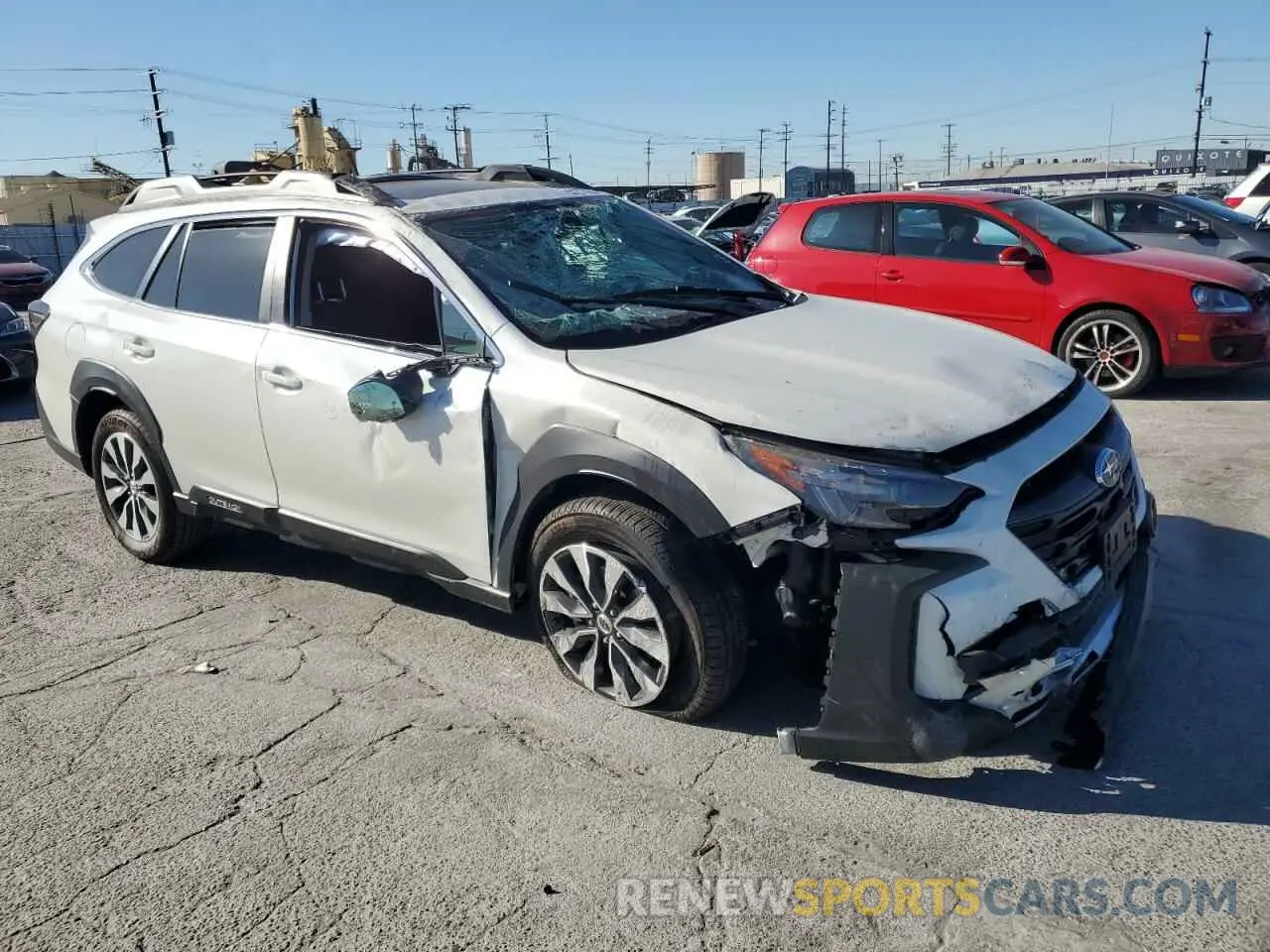 4 fotografías del automóvil dañado 4S4BTGND1R3135645 SUBARU OUTBACK 2024