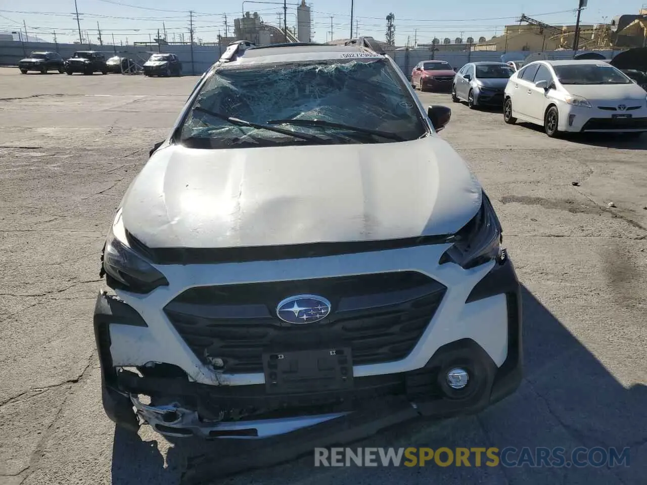 5 fotografías del automóvil dañado 4S4BTGND1R3135645 SUBARU OUTBACK 2024