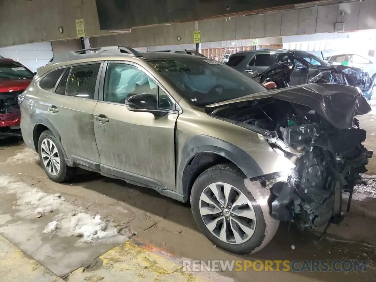 4 fotografías del automóvil dañado 4S4BTGND5R3231469 SUBARU OUTBACK 2024