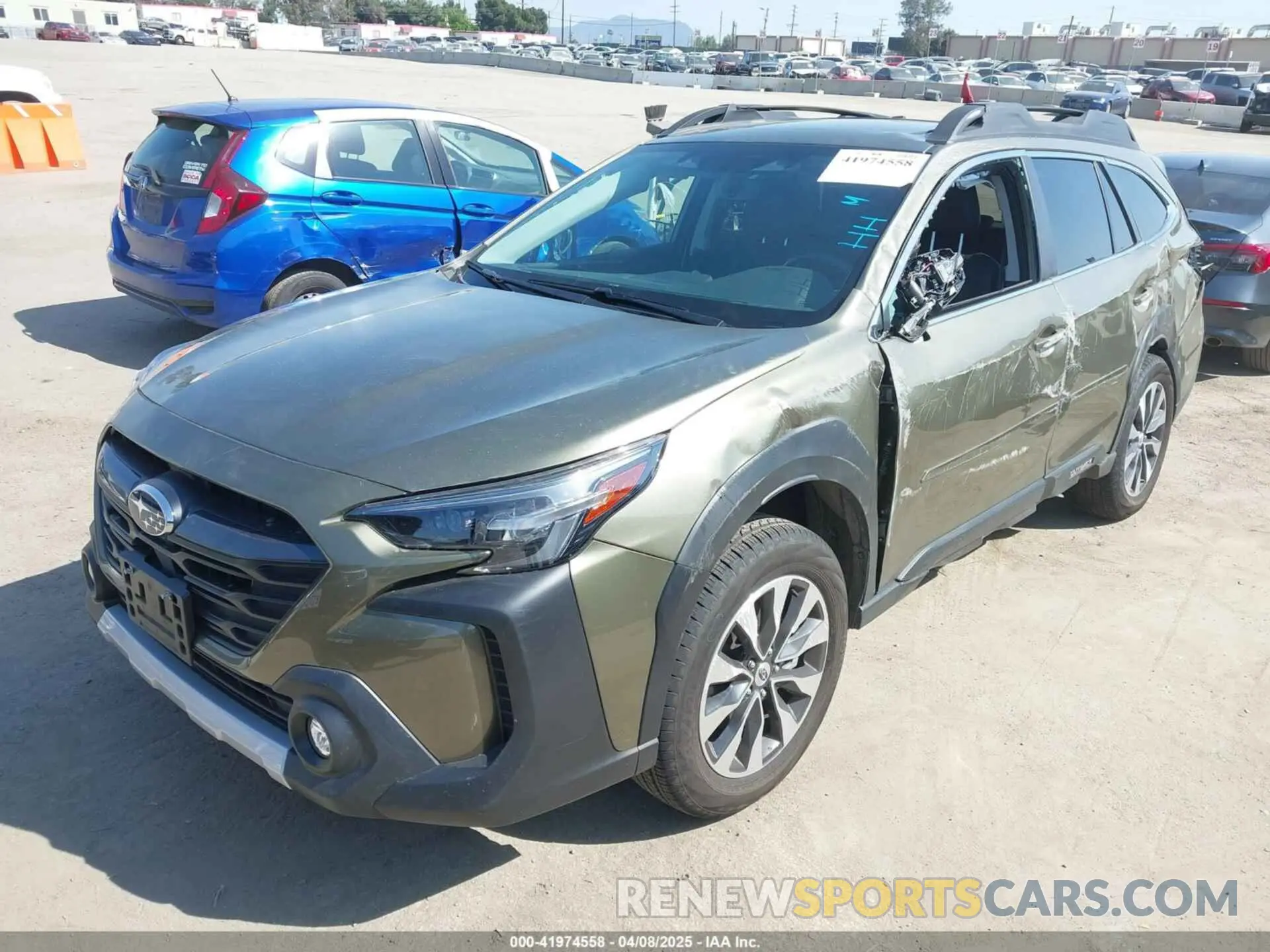 2 fotografías del automóvil dañado 4S4BTGND8R3213645 SUBARU OUTBACK 2024