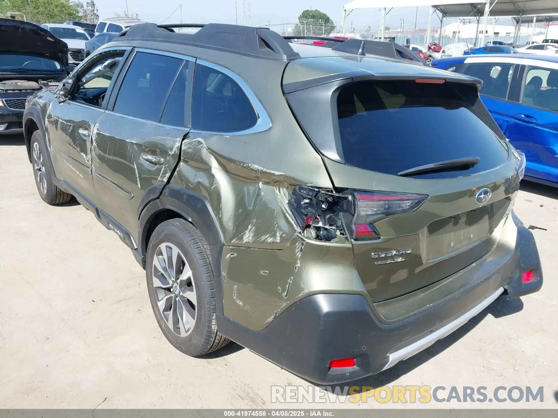 3 fotografías del automóvil dañado 4S4BTGND8R3213645 SUBARU OUTBACK 2024