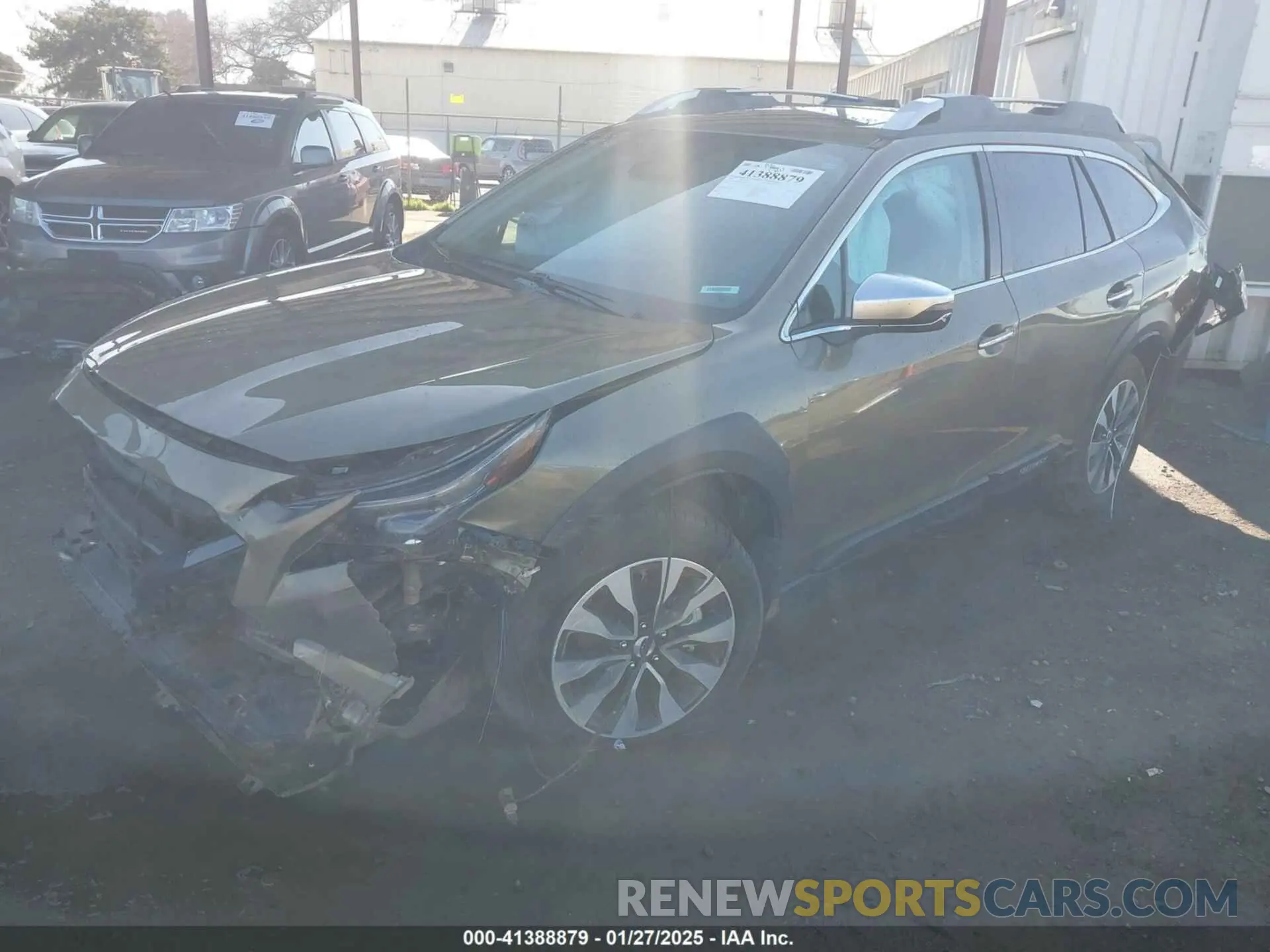 2 fotografías del automóvil dañado 4S4BTGPD0R3199995 SUBARU OUTBACK 2024