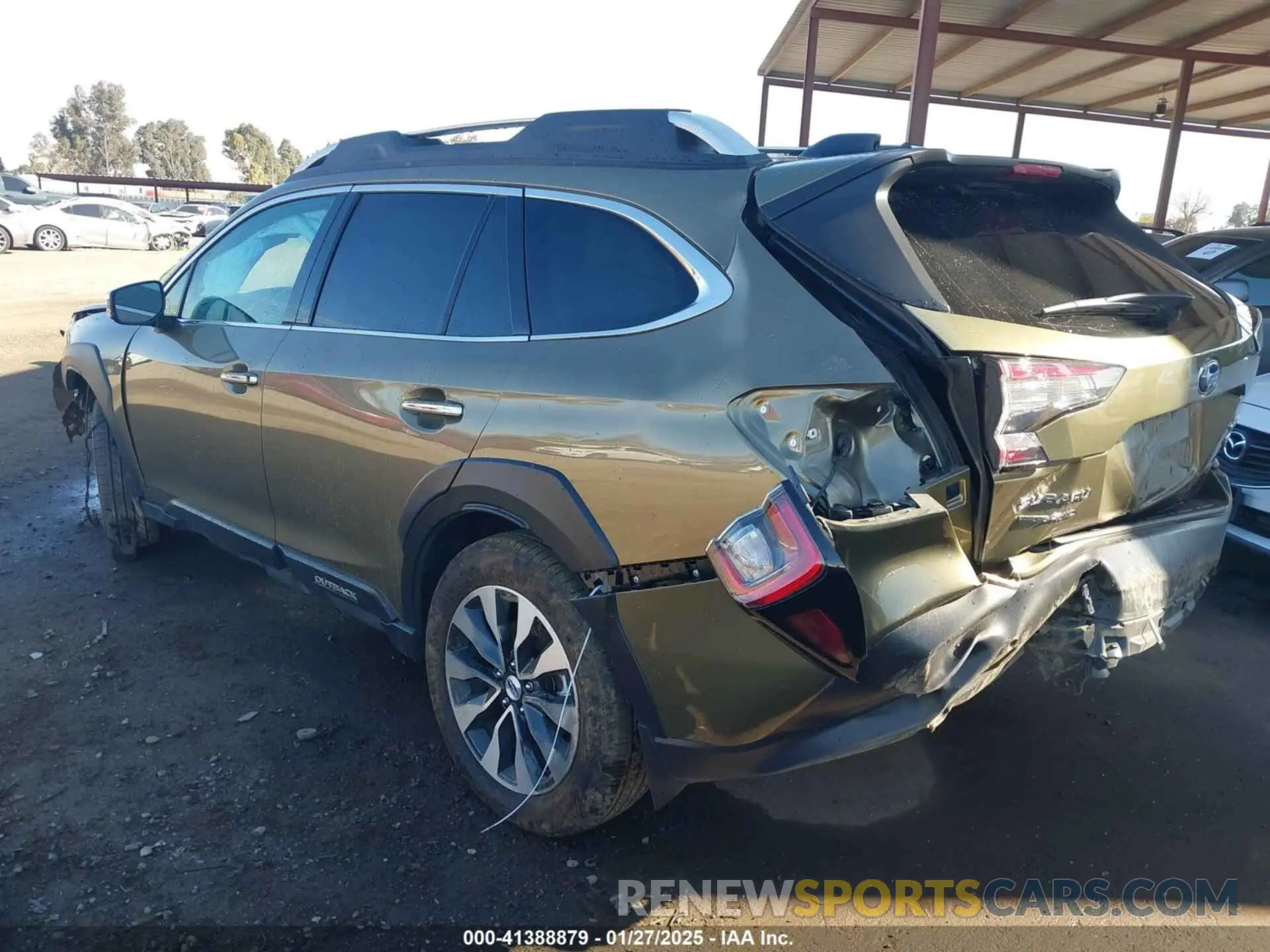 3 fotografías del automóvil dañado 4S4BTGPD0R3199995 SUBARU OUTBACK 2024