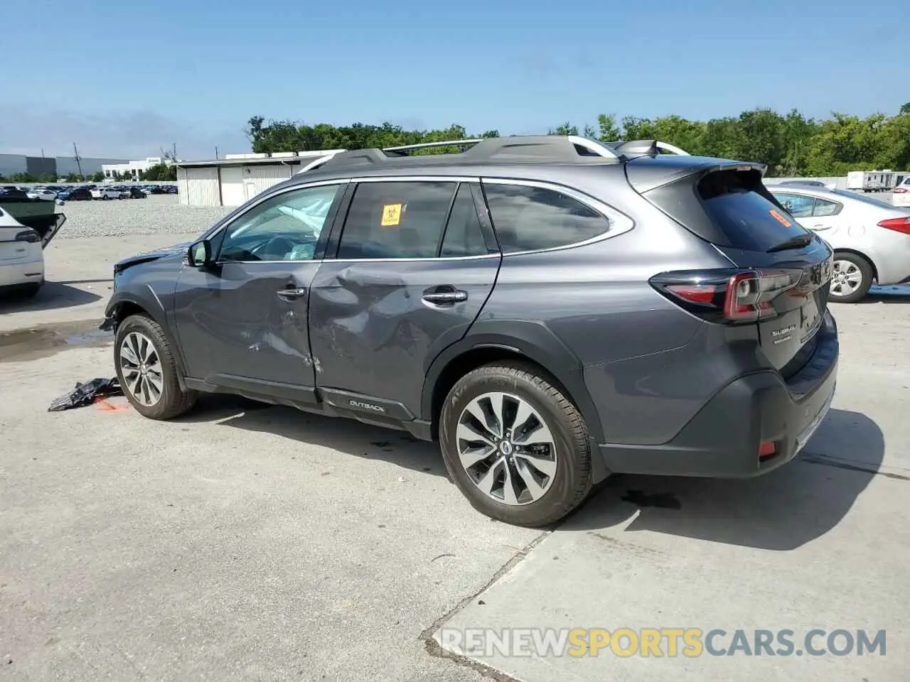 2 fotografías del automóvil dañado 4S4BTGPD5R3257325 SUBARU OUTBACK 2024