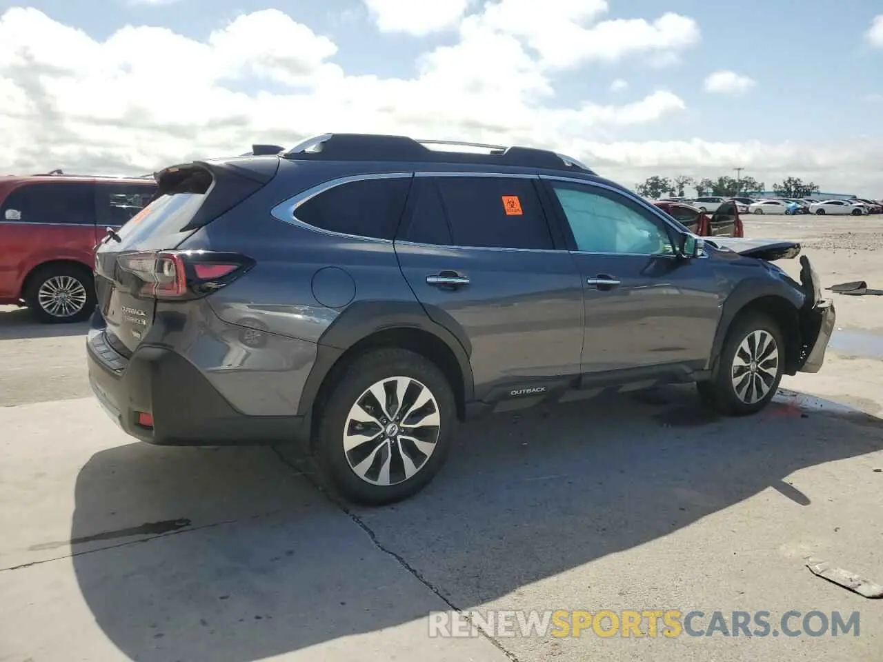 3 fotografías del automóvil dañado 4S4BTGPD5R3257325 SUBARU OUTBACK 2024