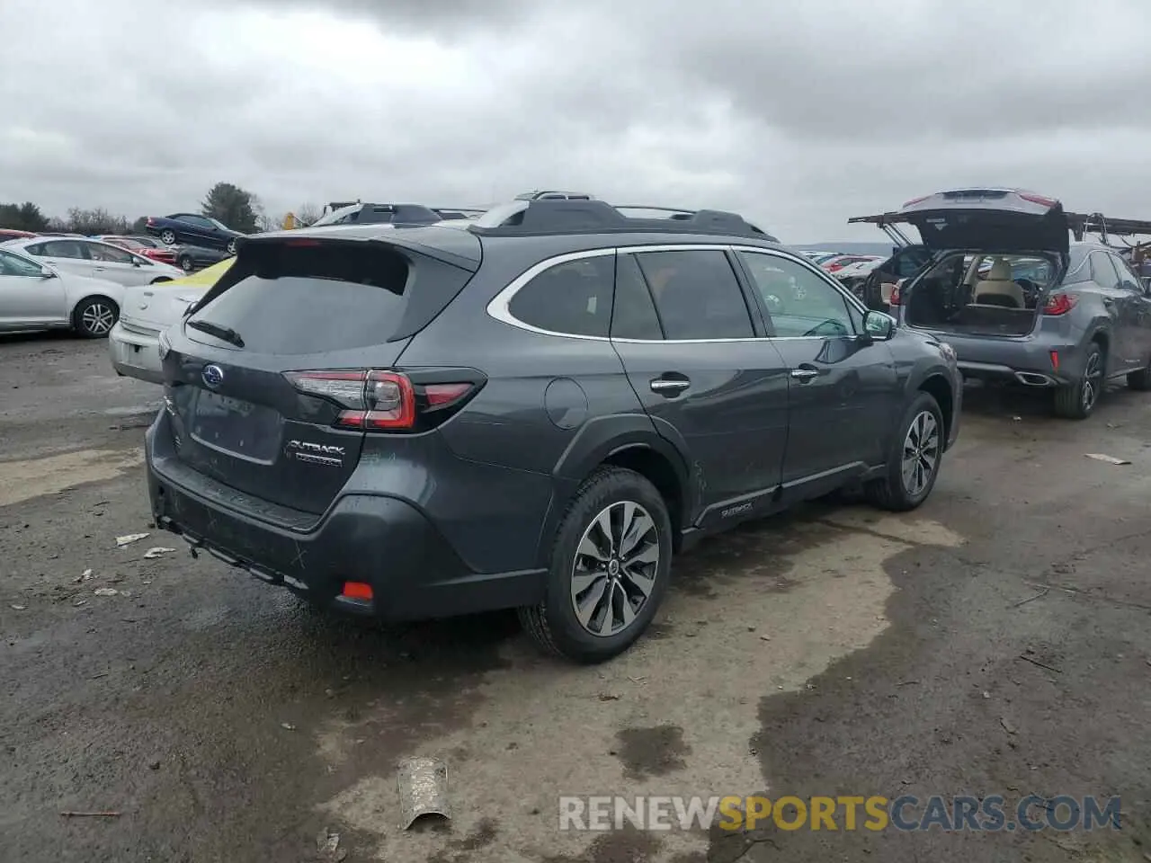 3 fotografías del automóvil dañado 4S4BTGPD6R3184210 SUBARU OUTBACK 2024