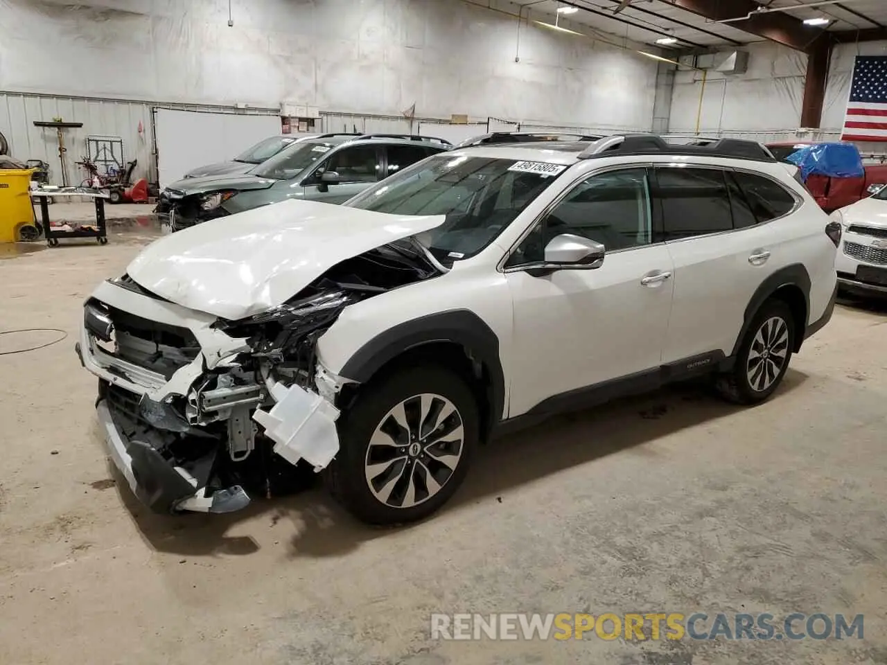 1 fotografías del automóvil dañado 4S4BTGPD9R3175386 SUBARU OUTBACK 2024