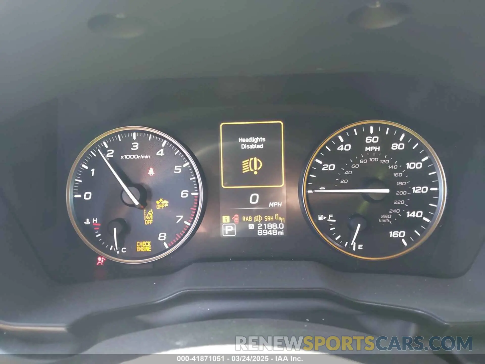 7 fotografías del automóvil dañado 4S4BTGUDXR3282239 SUBARU OUTBACK 2024