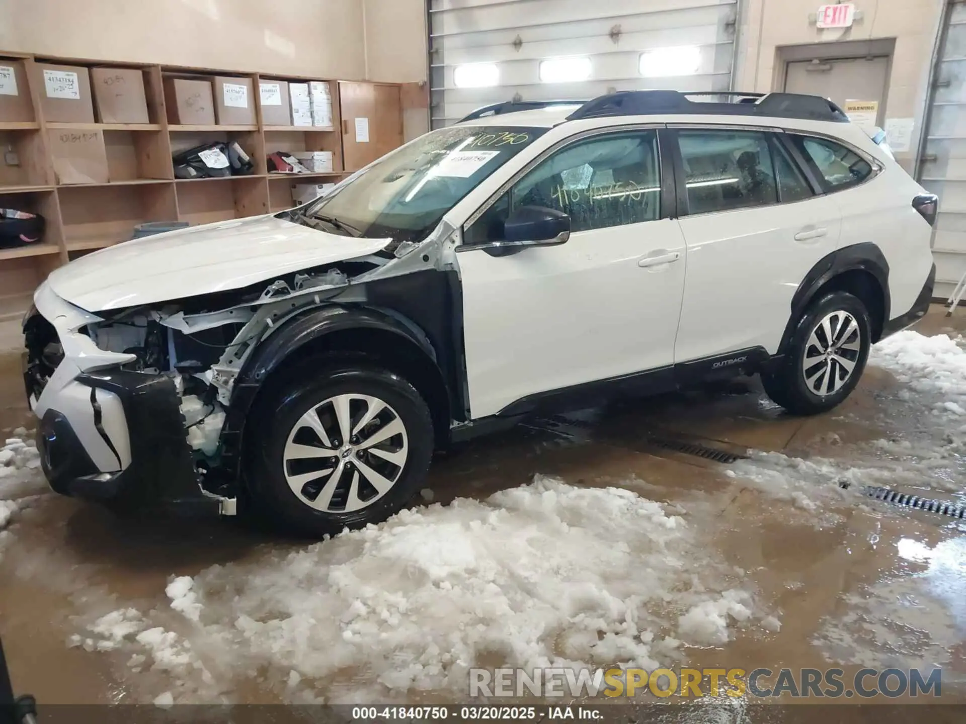2 fotografías del automóvil dañado 4S4BTAACXS3182351 SUBARU OUTBACK 2025