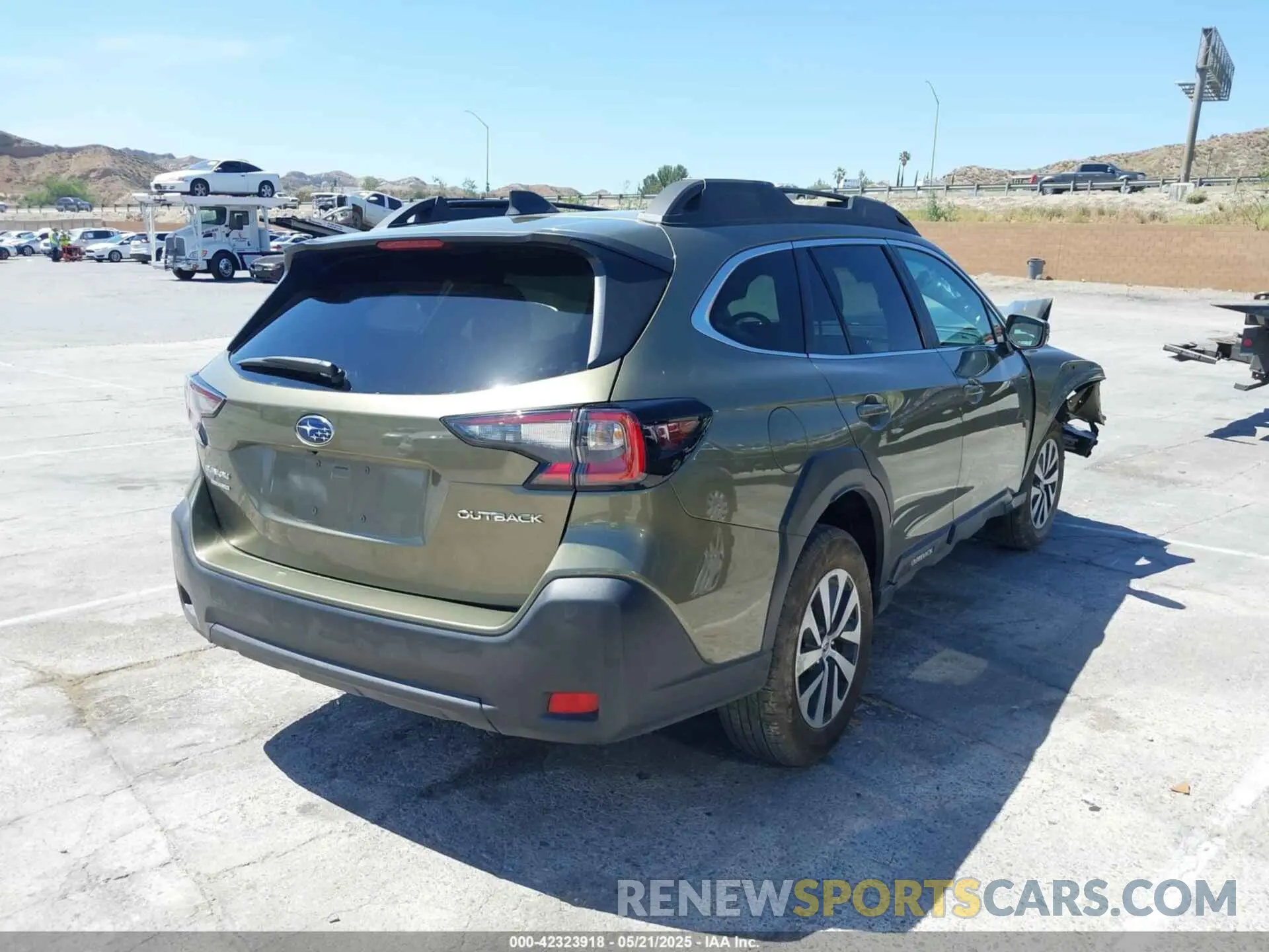 4 fotografías del automóvil dañado 4S4BTACC7S3130771 SUBARU OUTBACK 2025