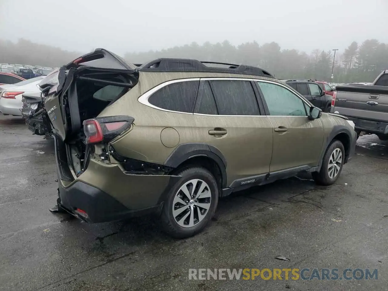 3 fotografías del automóvil dañado 4S4BTADC0S3187389 SUBARU OUTBACK 2025