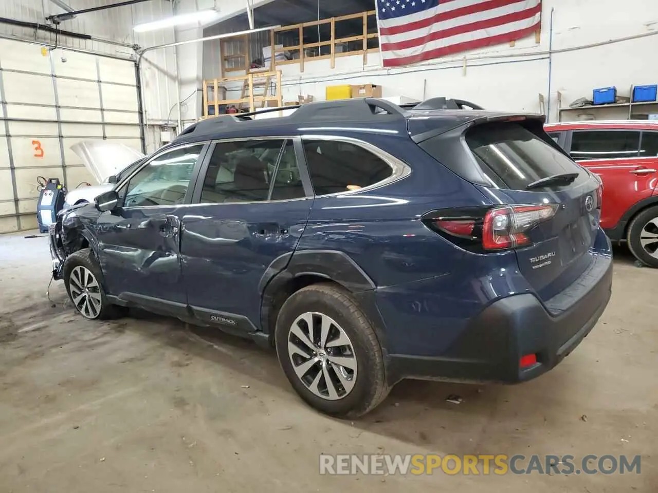 2 fotografías del automóvil dañado 4S4BTADC2S3165944 SUBARU OUTBACK 2025