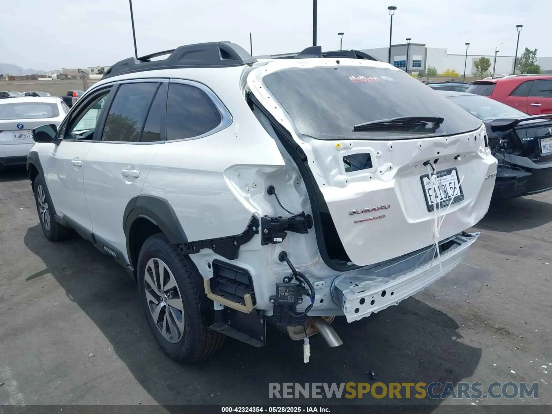 3 fotografías del automóvil dañado 4S4BTADC3S3200944 SUBARU OUTBACK 2025