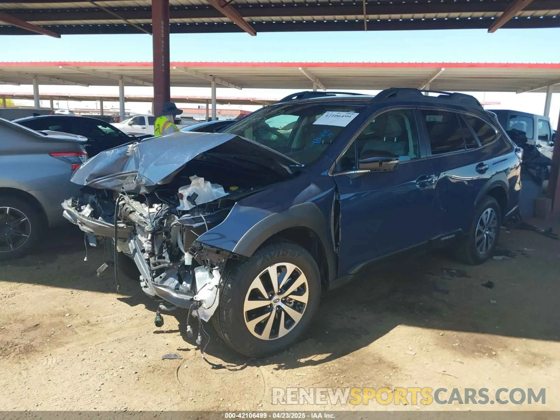 2 fotografías del automóvil dañado 4S4BTADC5S3109710 SUBARU OUTBACK 2025
