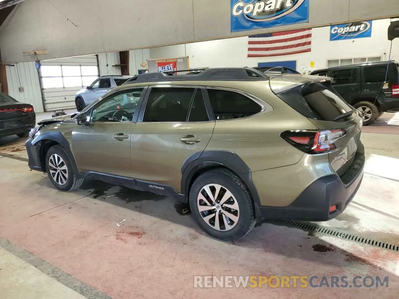 2 fotografías del automóvil dañado 4S4BTAFC1S3127649 SUBARU OUTBACK 2025