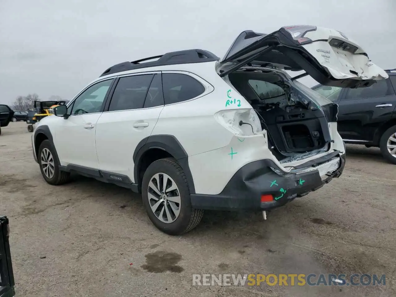 2 fotografías del automóvil dañado 4S4BTAFC5S3166549 SUBARU OUTBACK 2025