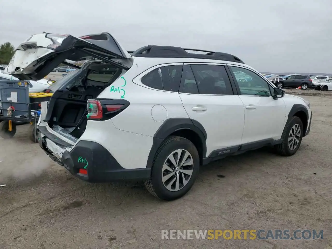 3 fotografías del automóvil dañado 4S4BTAFC5S3166549 SUBARU OUTBACK 2025