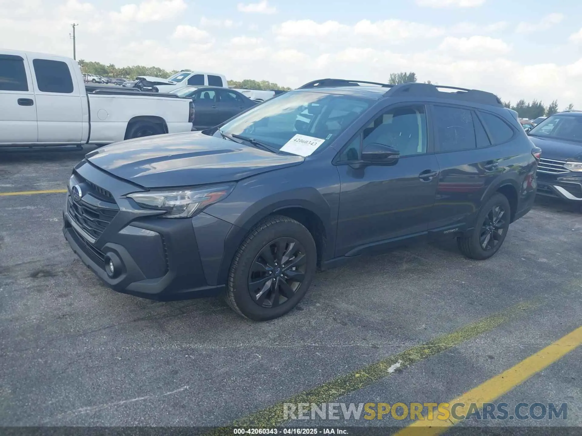 2 fotografías del automóvil dañado 4S4BTALC0S3177043 SUBARU OUTBACK 2025