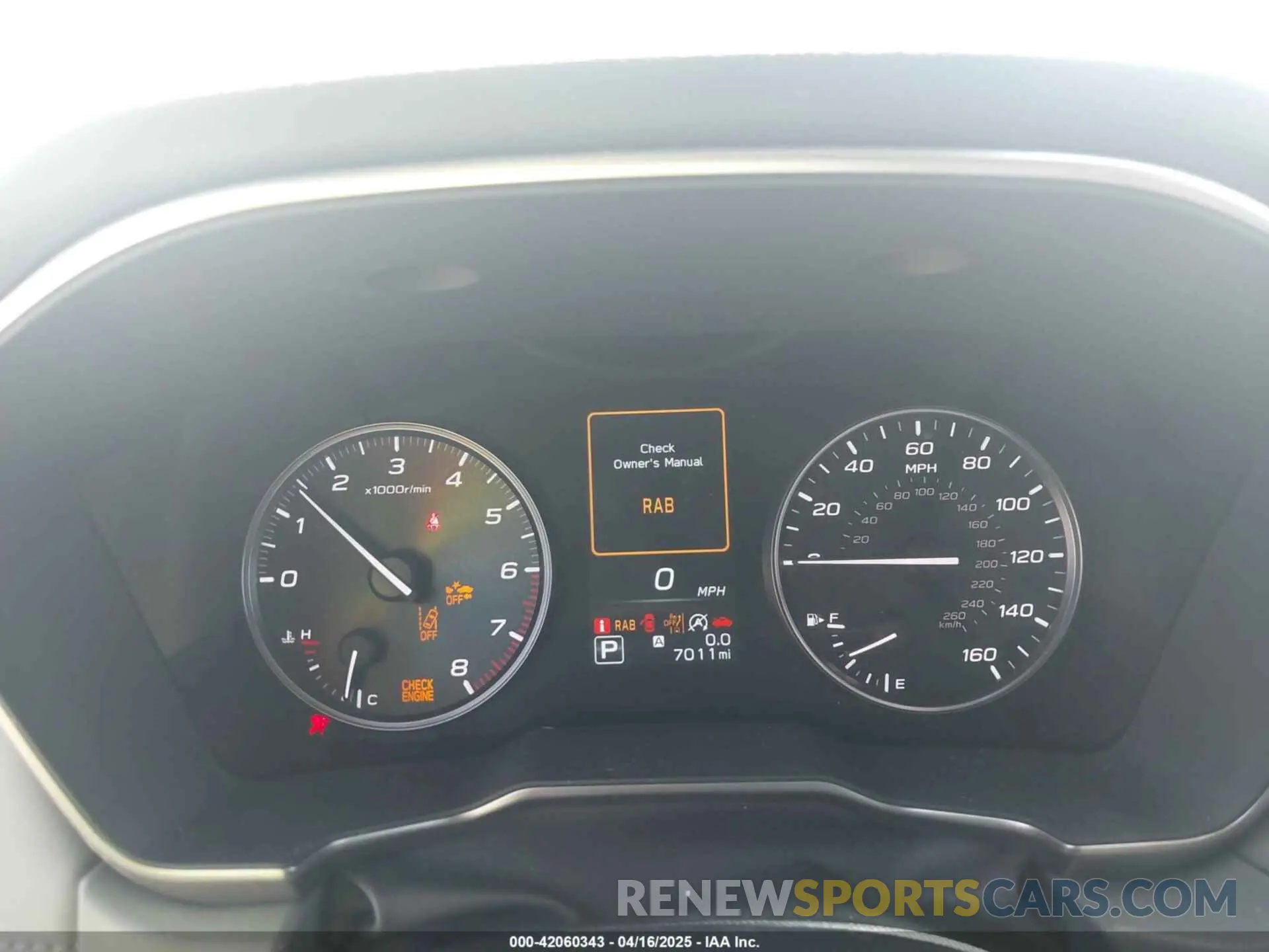 7 fotografías del automóvil dañado 4S4BTALC0S3177043 SUBARU OUTBACK 2025
