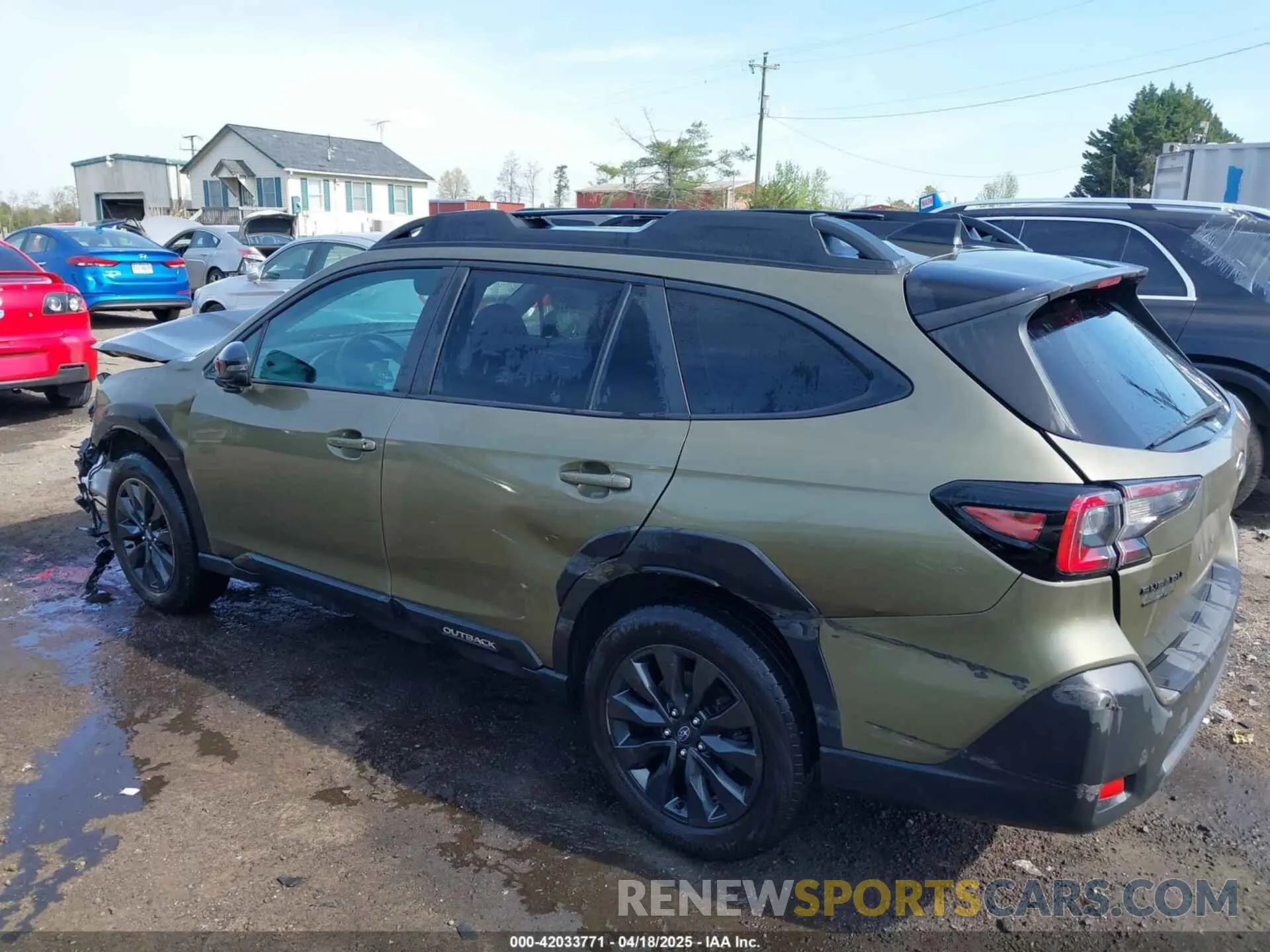 3 fotografías del automóvil dañado 4S4BTALC7S3125022 SUBARU OUTBACK 2025