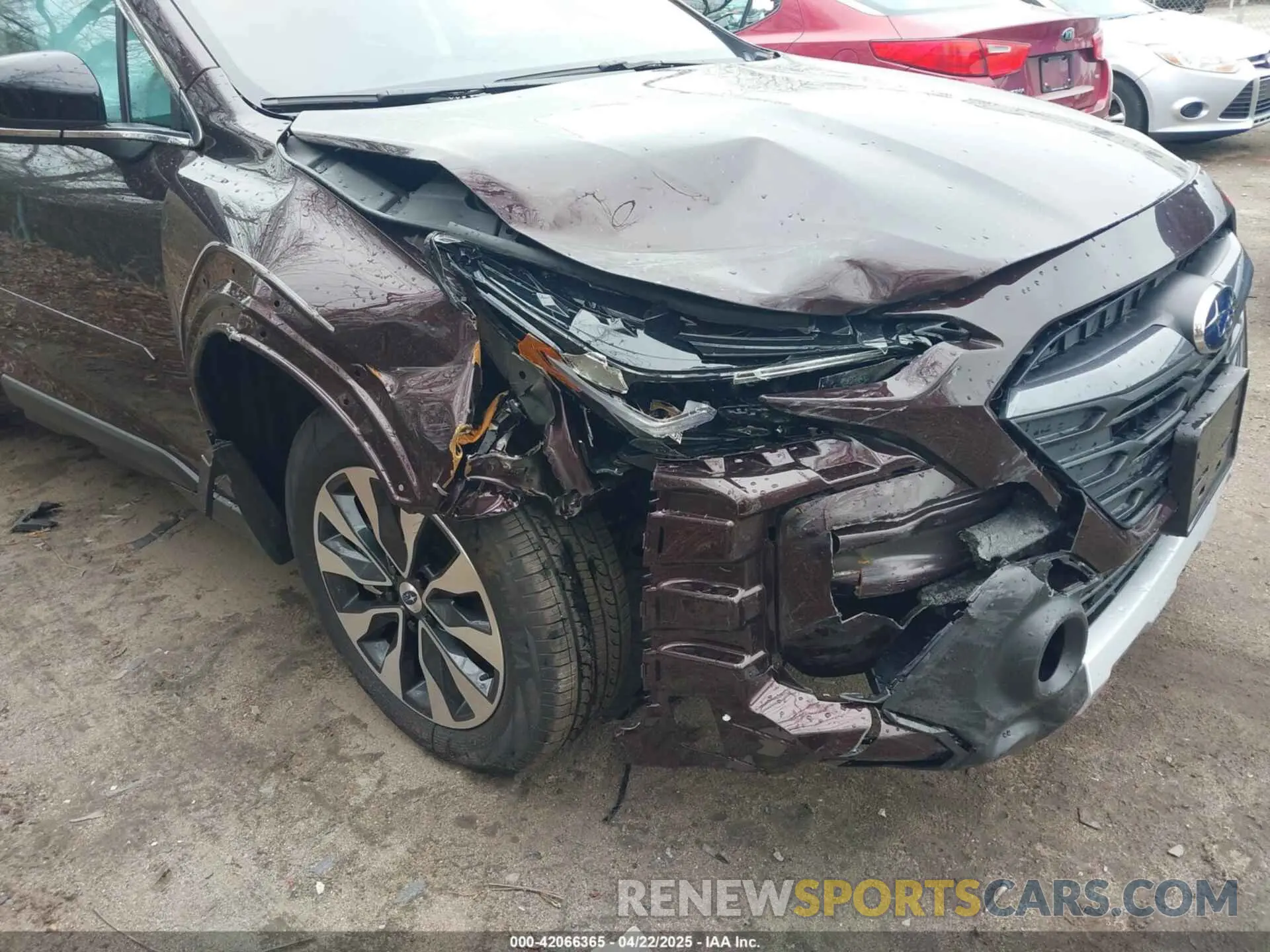 6 fotografías del automóvil dañado 4S4BTANC2S3199865 SUBARU OUTBACK 2025