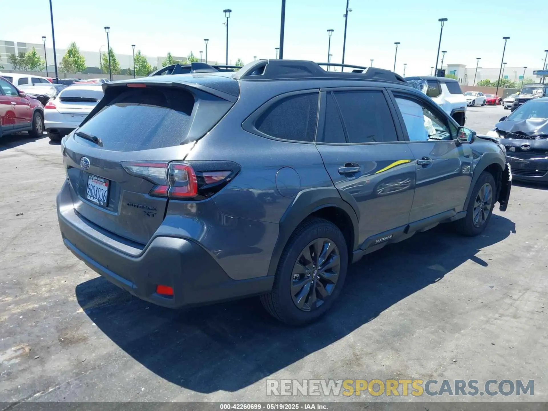 4 fotografías del automóvil dañado 4S4BTGLD4S3161696 SUBARU OUTBACK 2025